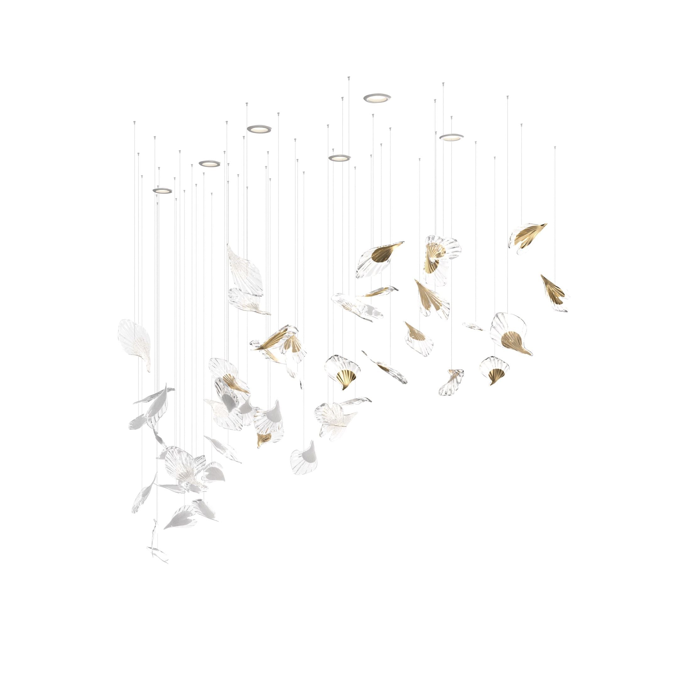 Asorus Artistic Leaf-Shape Chandelier - Letslighting