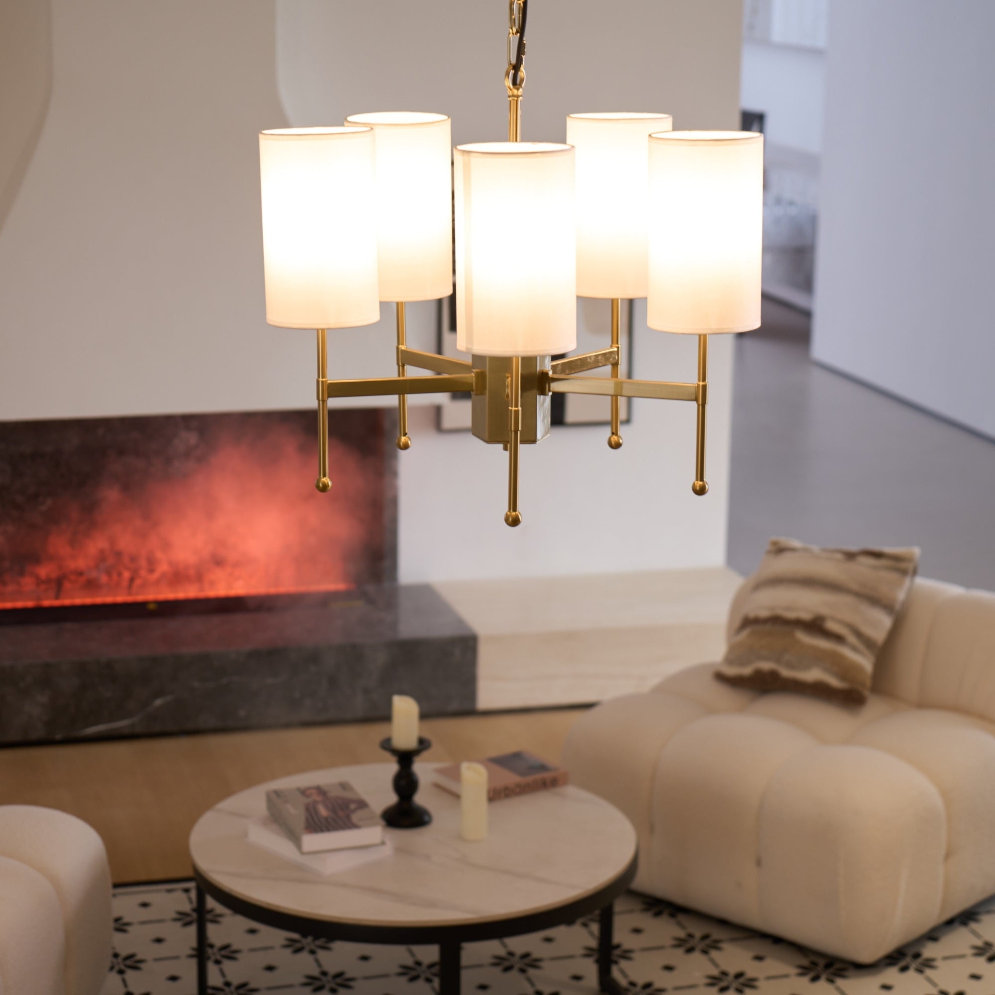 Brilliancess Brass Chandelier - Letslighting