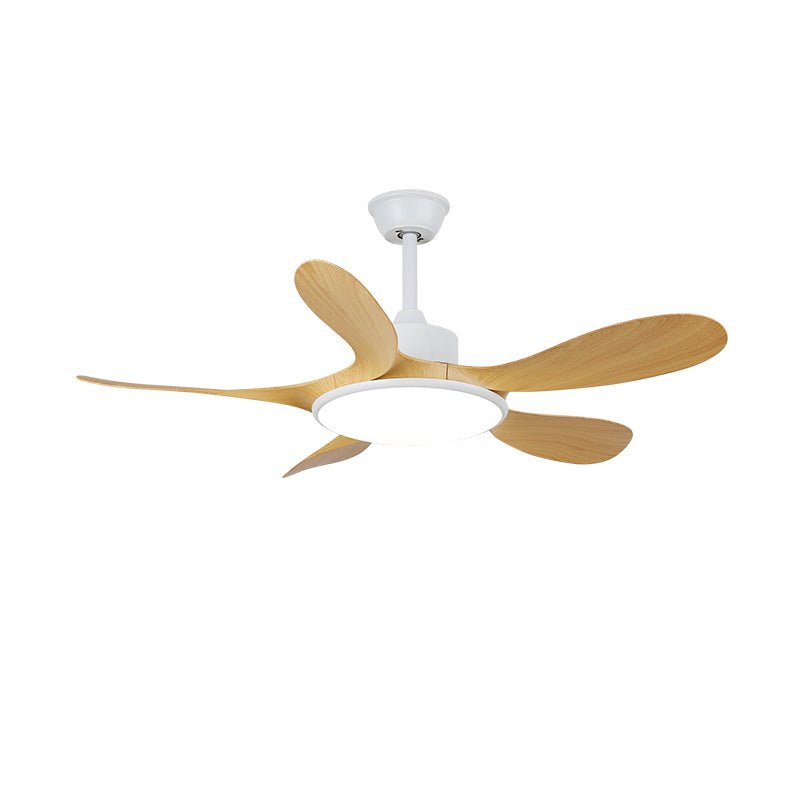 Ventilador de Techo con Luz de Madera Tirenor en acabado Negro