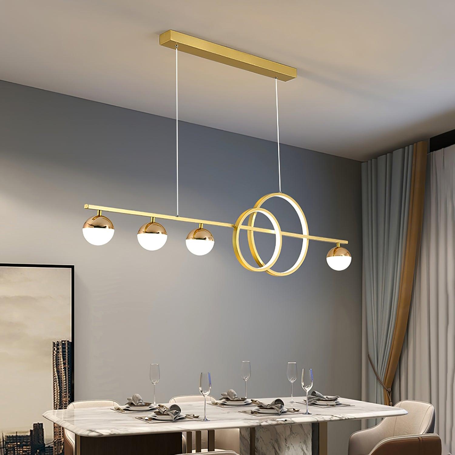 Brooklyn Double Circle Chandelier - Letslighting
