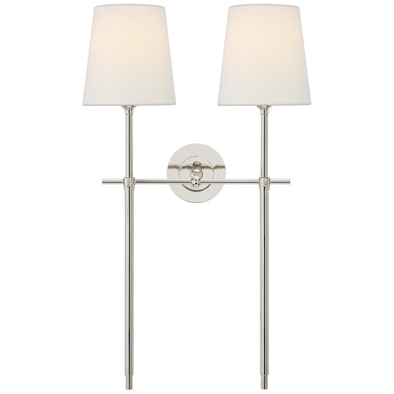 Platina Modern Minimalist Brass Fabric Wall Lamp - Lamp Copper