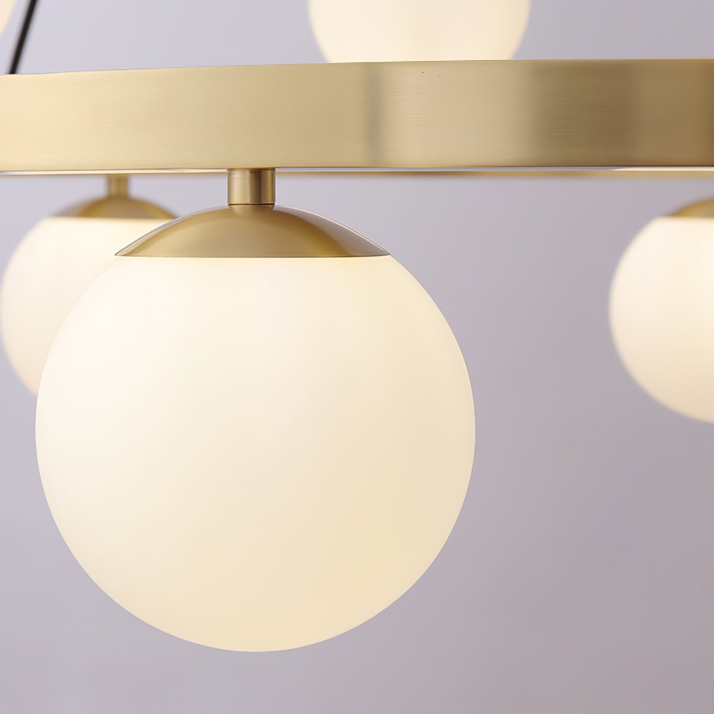Bubbles Brass Ring Chandelier - Letslighting