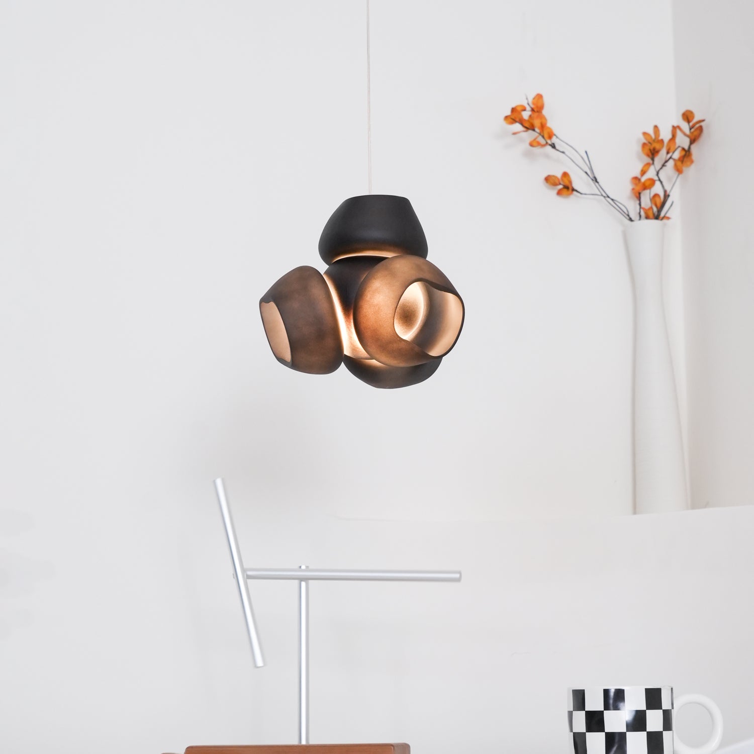 Zamarir Bubbles Cluster Metal Glass Pendant Light - Letslighting