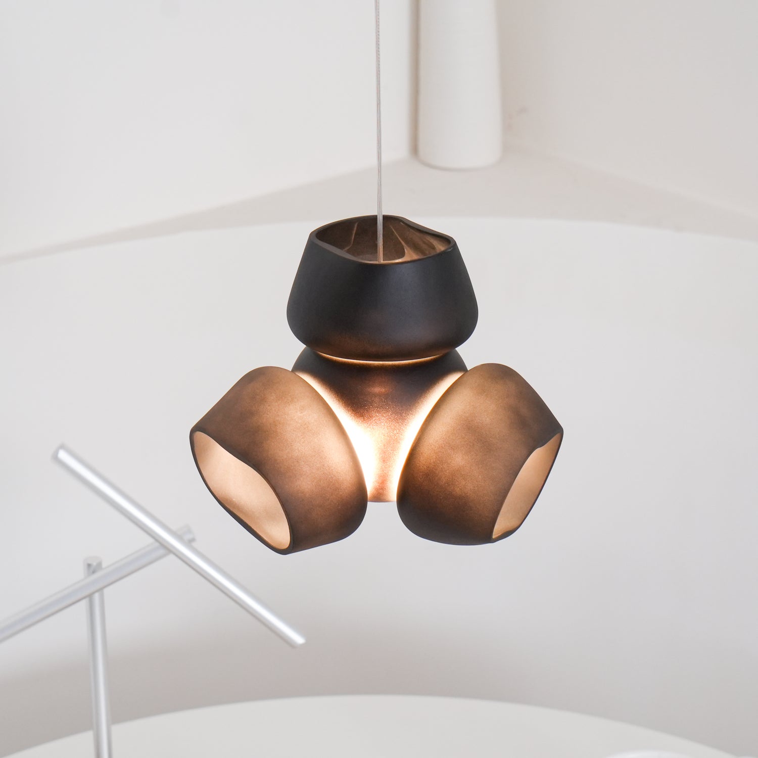 Zamarir Bubbles Cluster Metal Glass Pendant Light - Letslighting