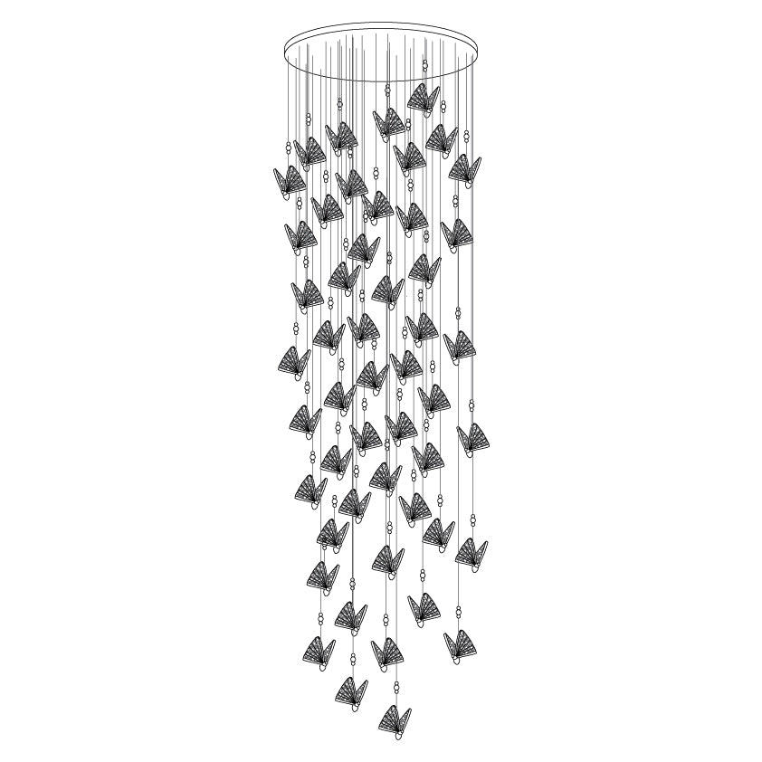 Butterfly Pendant Light - Letslighting