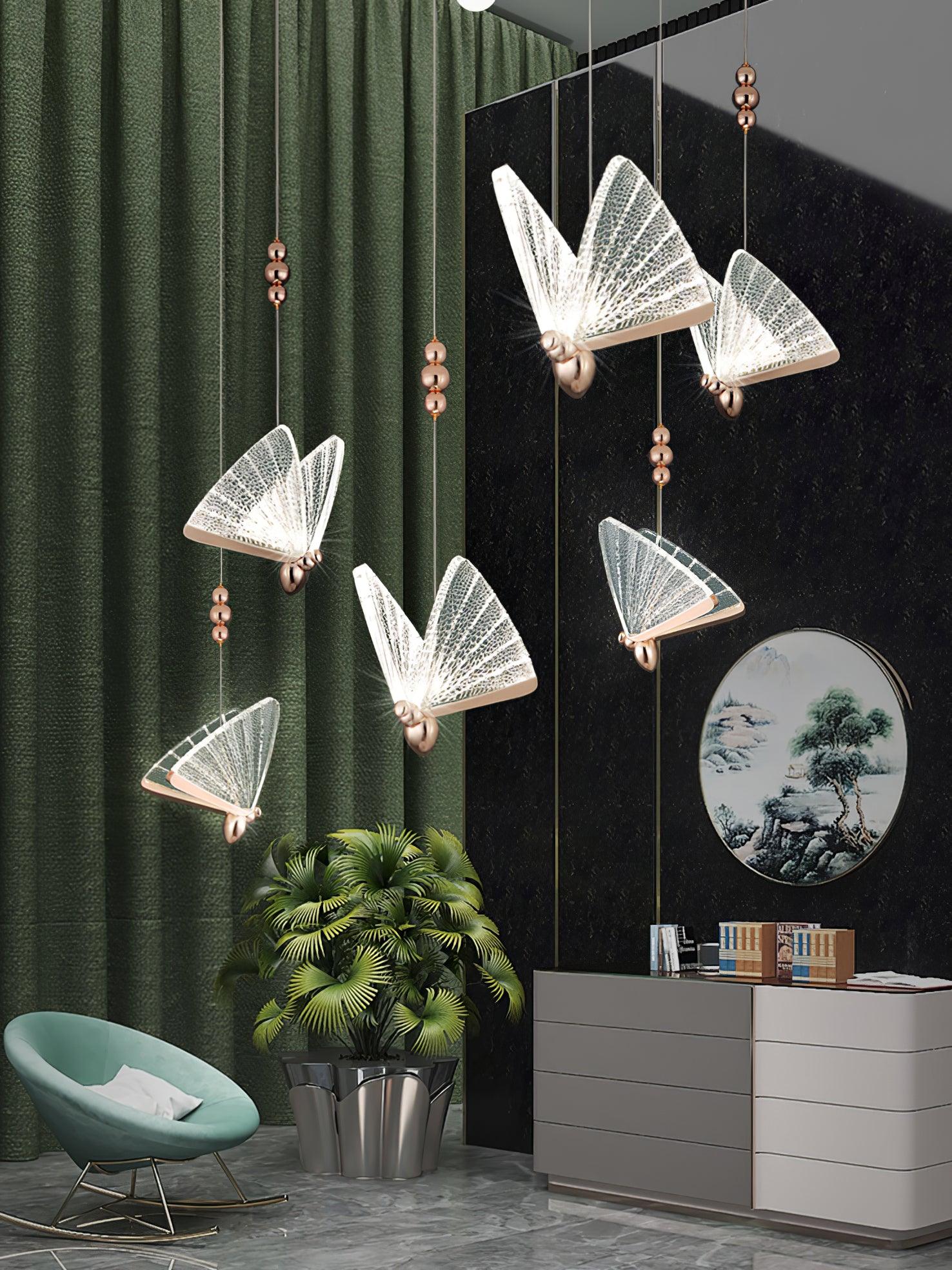 Butterfly Pendant Light - Letslighting