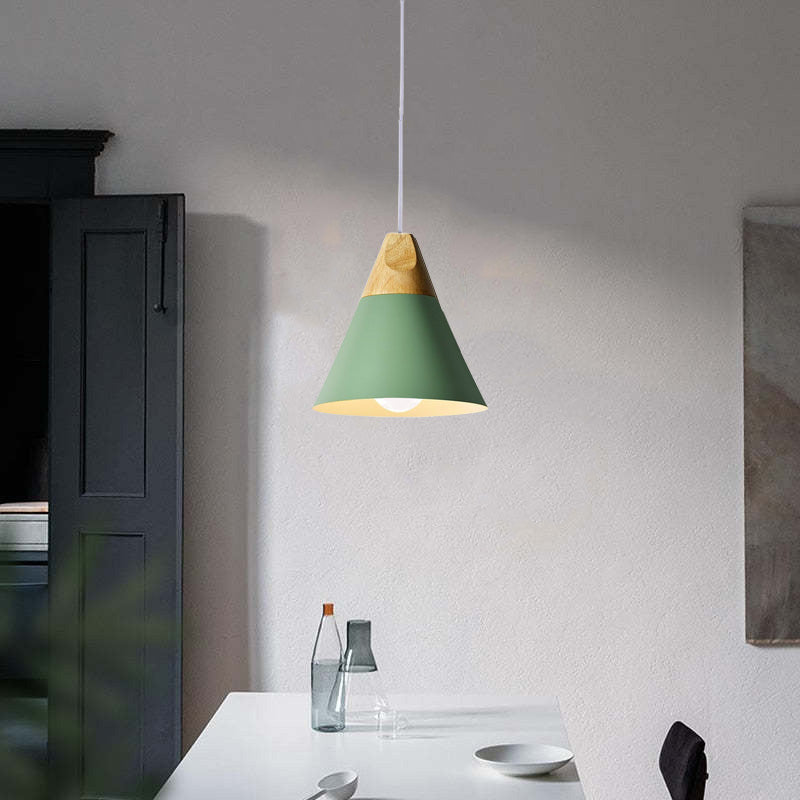 Valentina Moderna Madera/Metal Lámpara Colgante