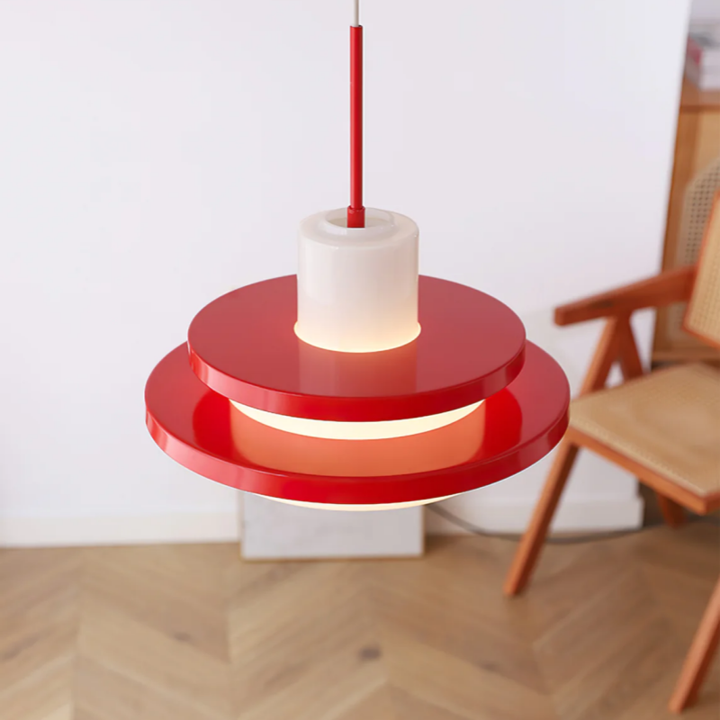 Valentina Medio Siglo Bauhaus Lámpara Colgante Glass Dormitorio Comedor