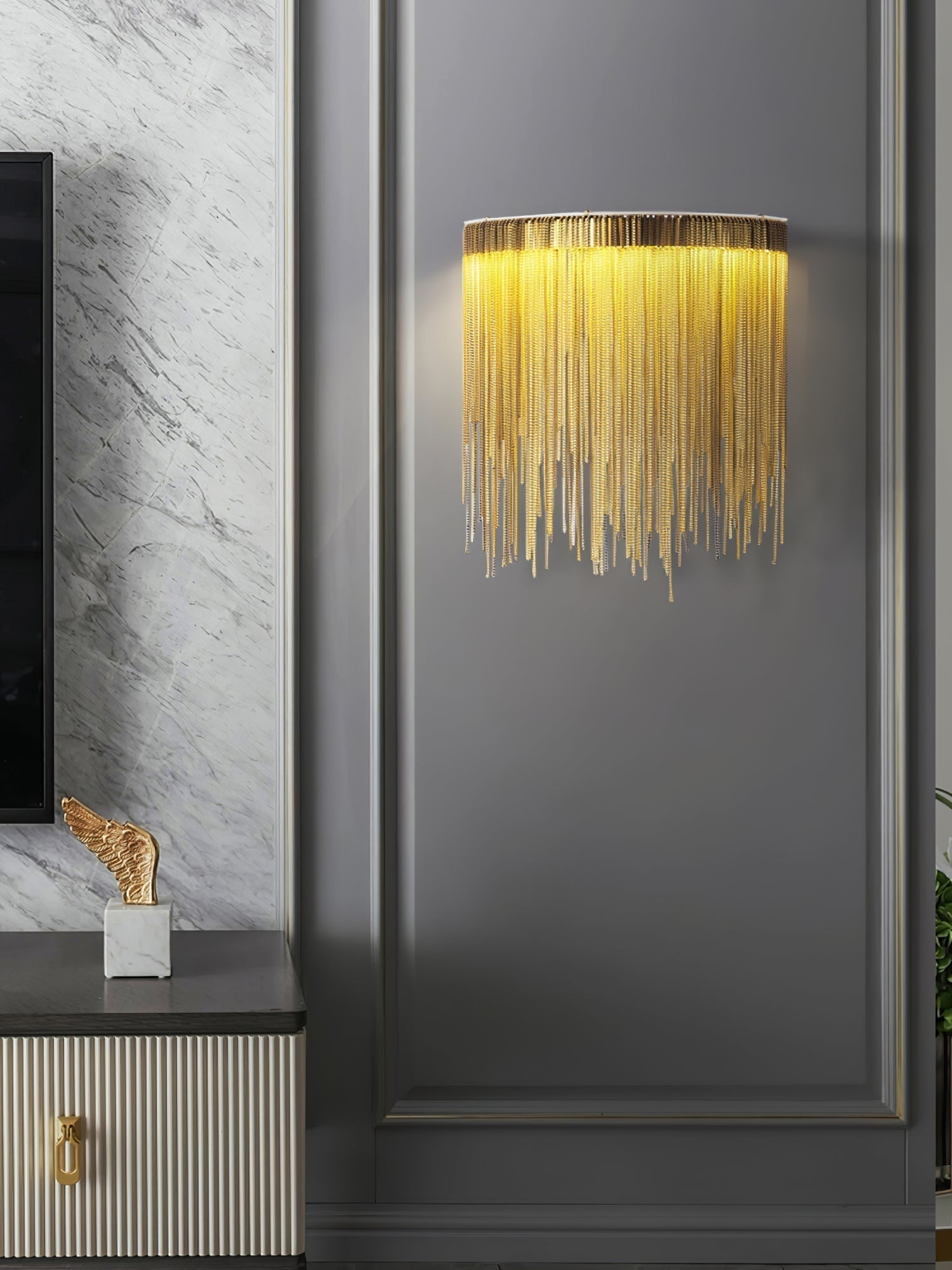 Cadena Tassel Wall Lamp - Letslighting