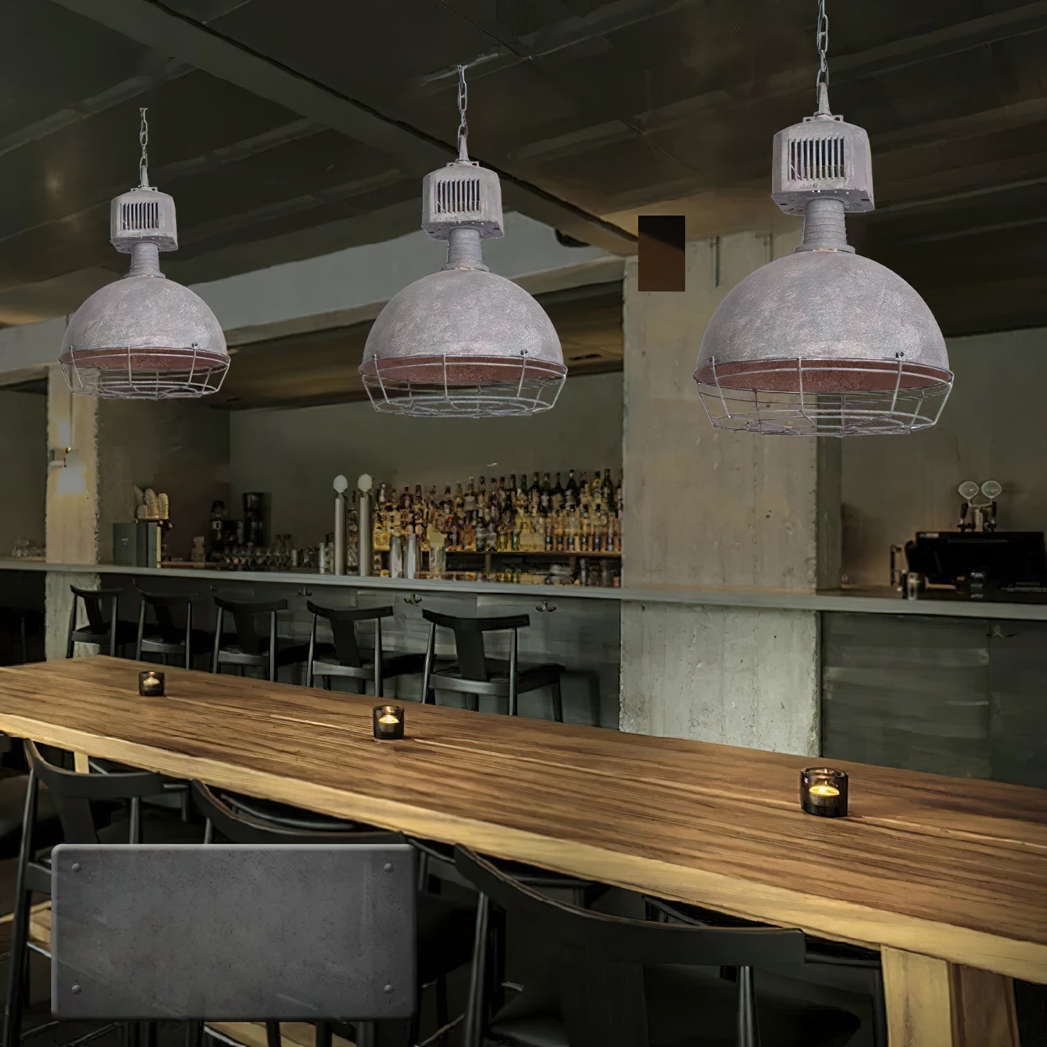 Urbanx Vintage Industrial Metal Pendant Light - Lamp Copper