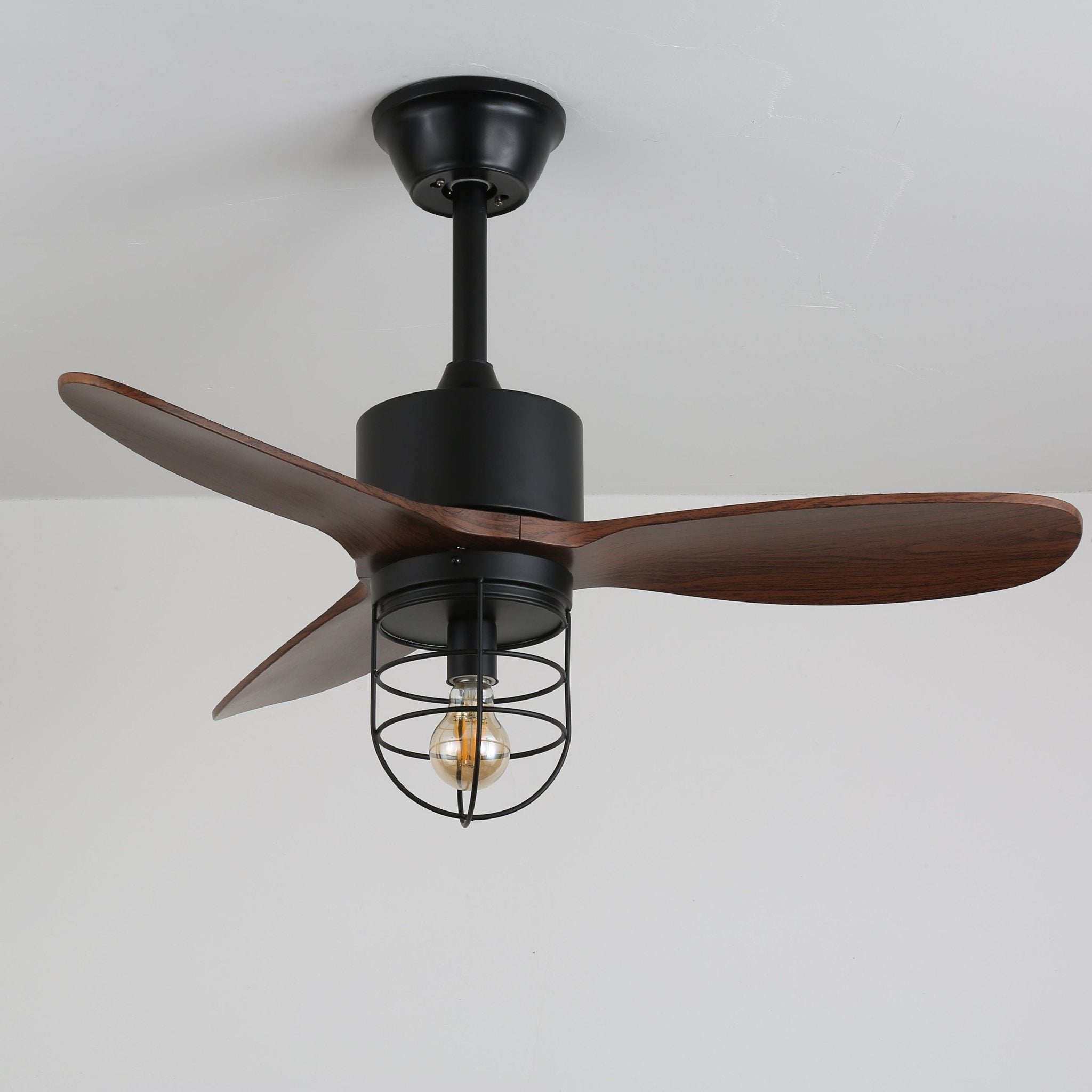 Ventilador de Techo Industrial de Madera Brisora con Luz