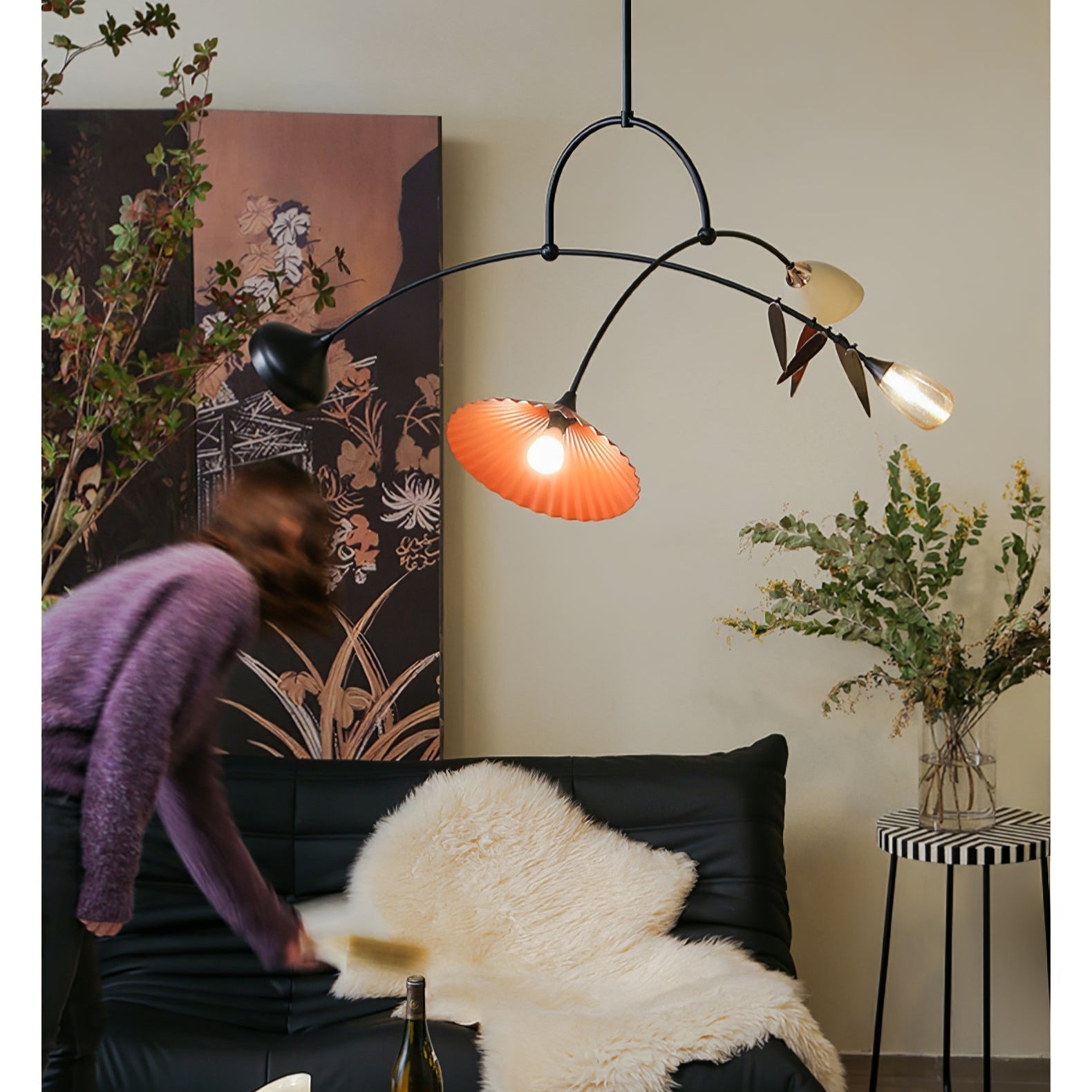 FloraCurv Glass Artisan Pendant Light - Letslighting