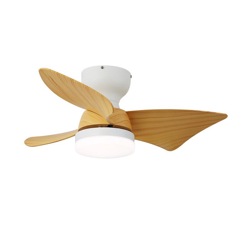 Diagrama mostrando las dimensiones del Ventilador de Techo Mirella con luz (Diámetro 70cm x Altura 25cm)