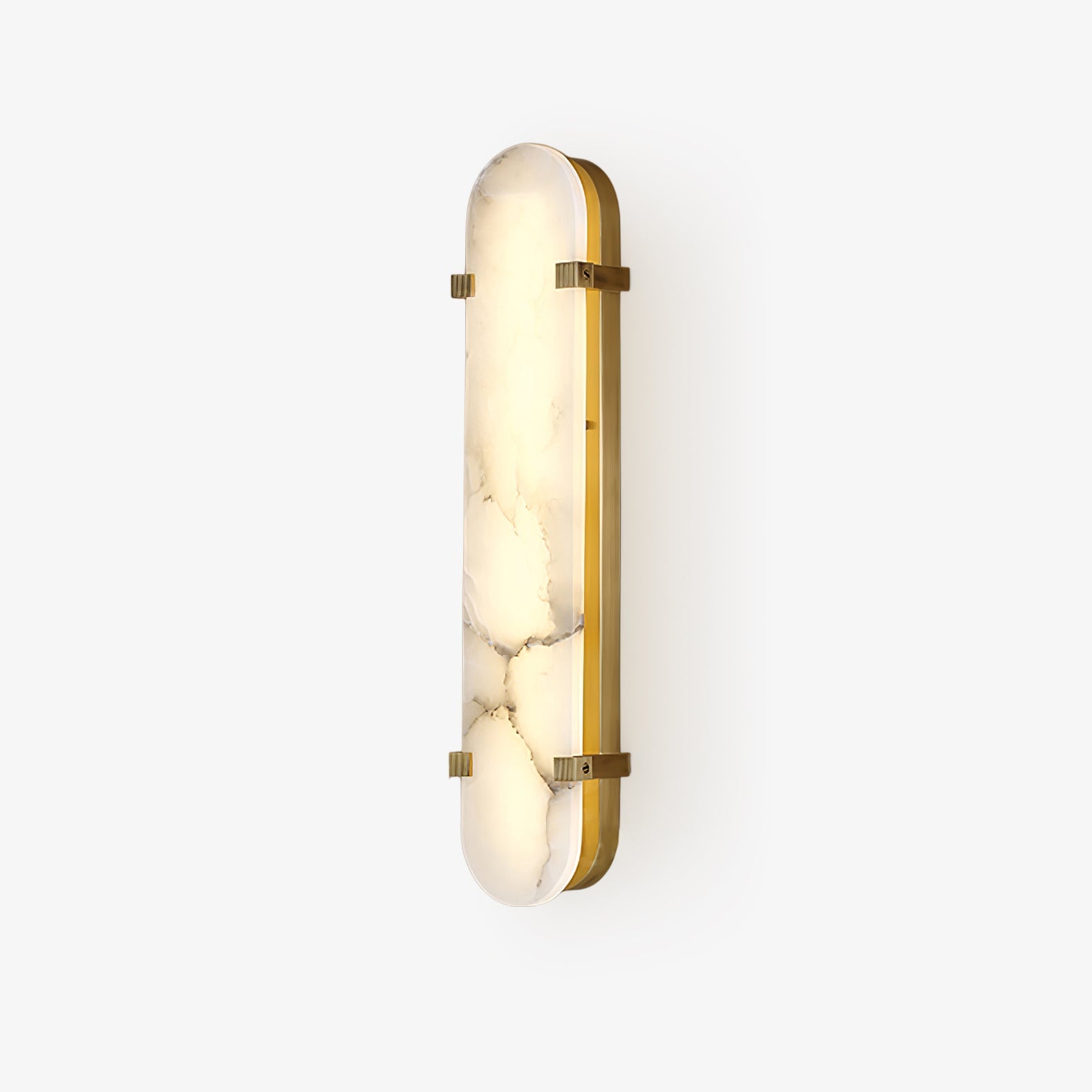 Lunaris Oval Alabaster Wall Light - Letslighting