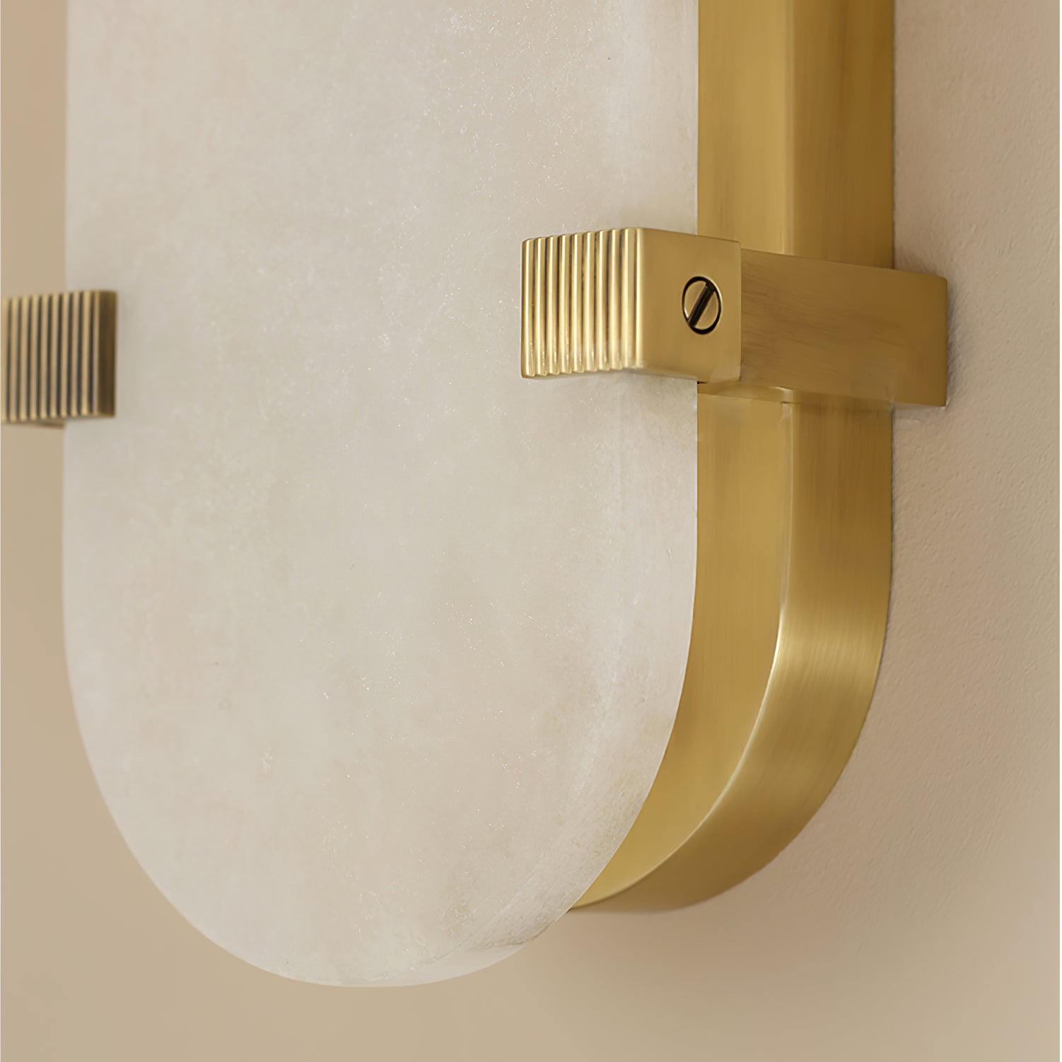 Lunaris Oval Alabaster Wall Light - Letslighting