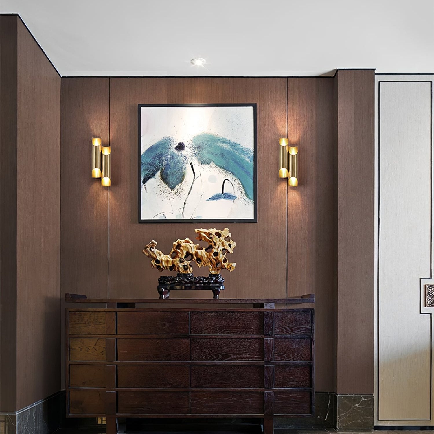 Callahan Brass Wall Lamp - Letslighting