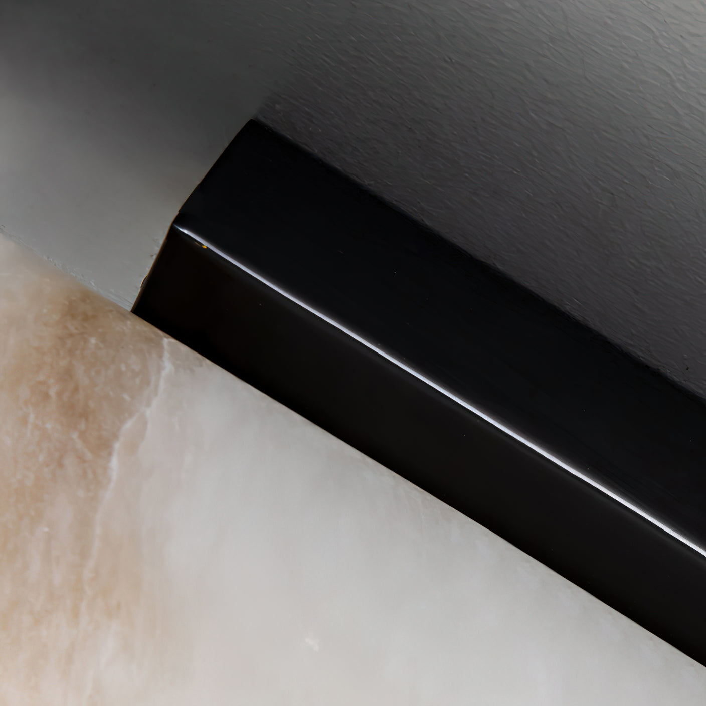 Arcus Modern Minimalist Elegance Brass Alabaster Sconce Wall Lamp - Lamp Copper