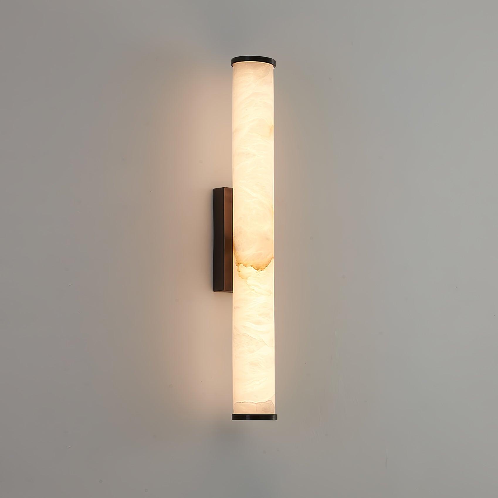 Nyvynor Rectangular Alabaster Wall Light - Letslighting