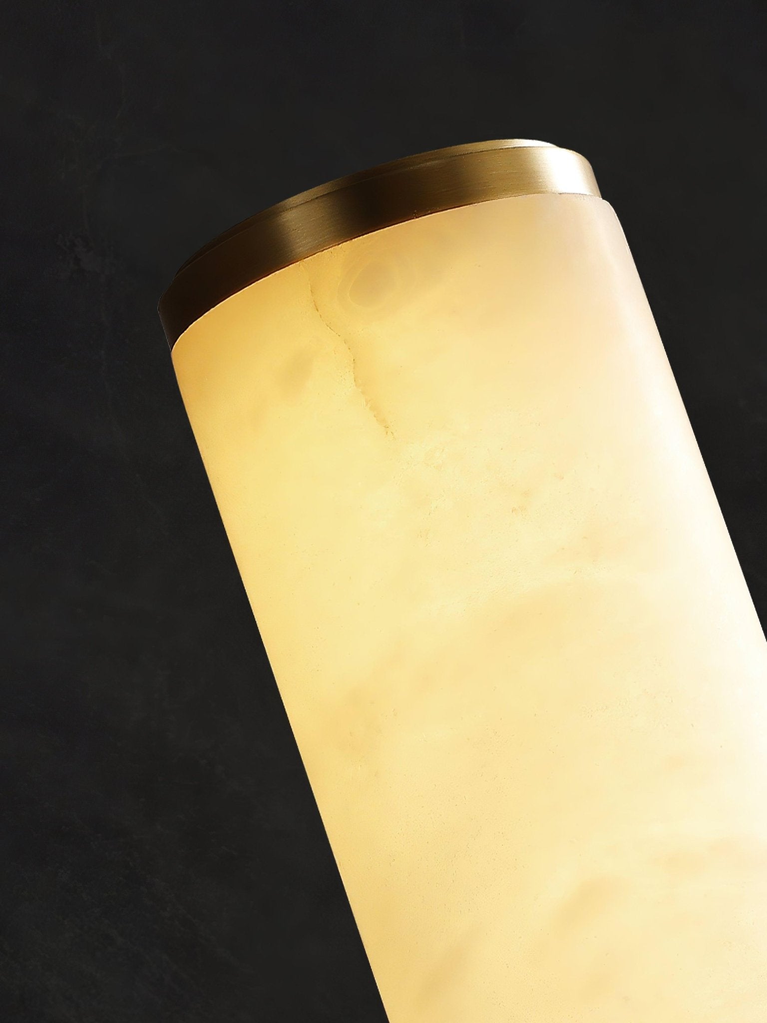 Nyvynor Rectangular Alabaster Wall Light - Letslighting