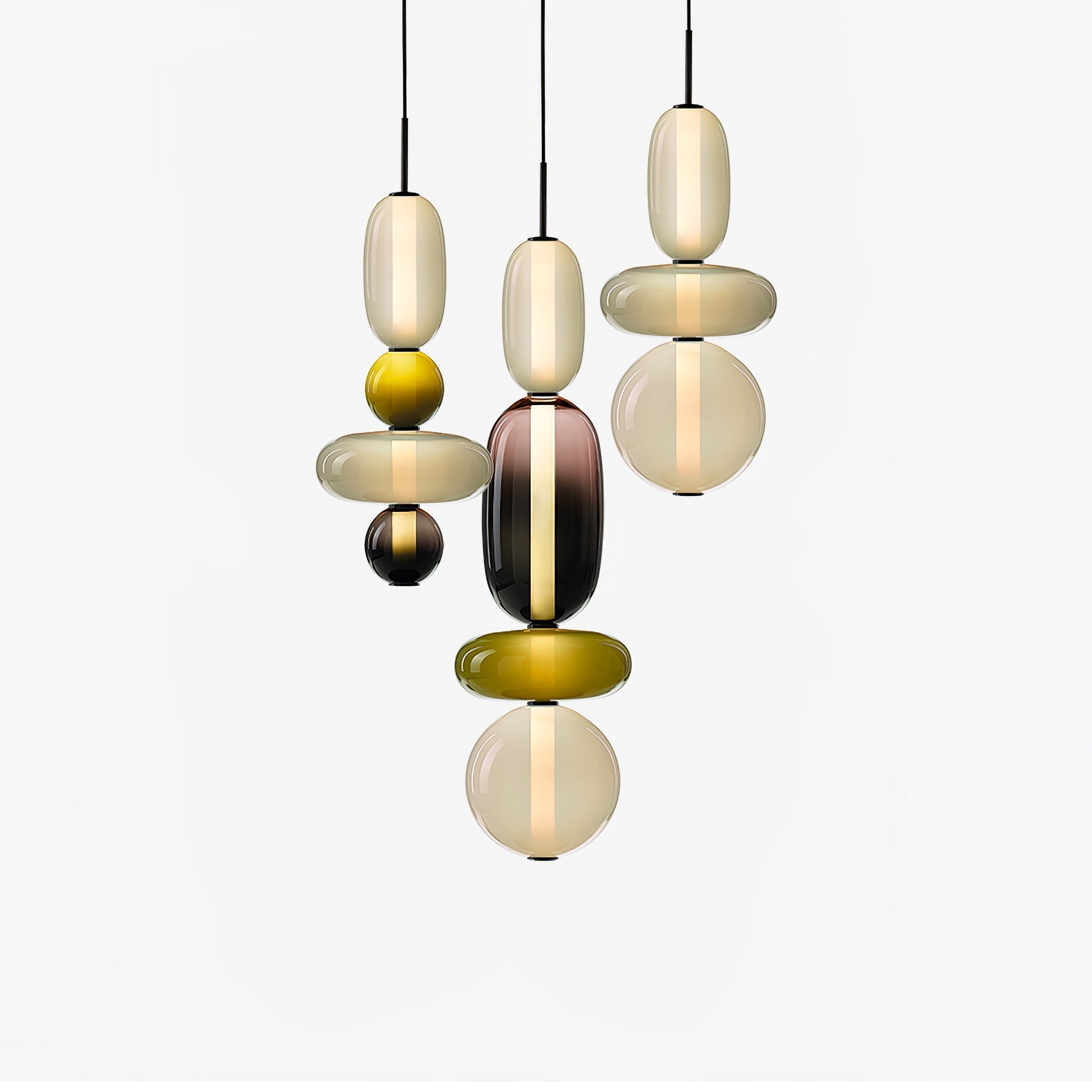 Candied Glass Combo Pendant Light - Letslighting