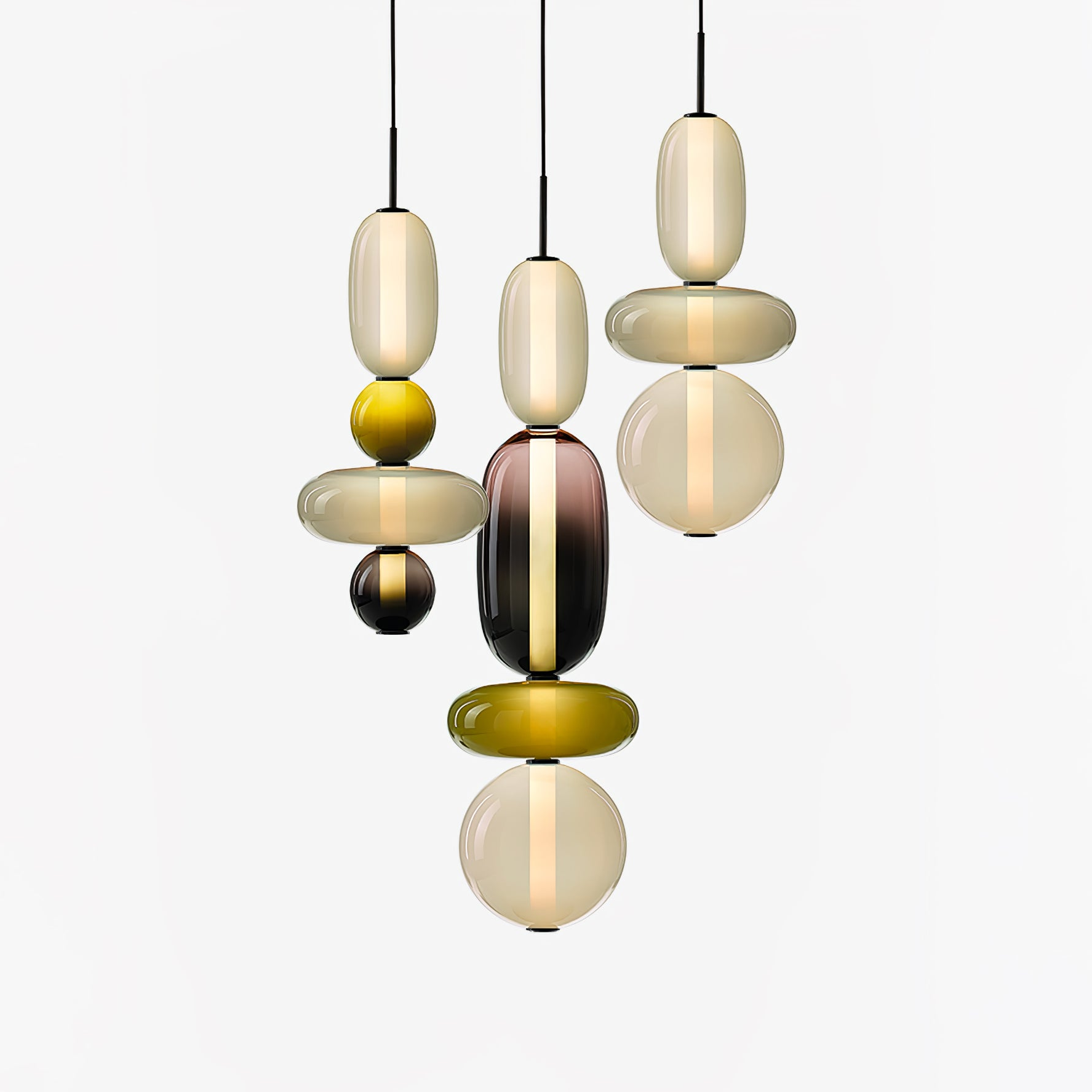 Candied Glass Combo Pendant Light - Letslighting