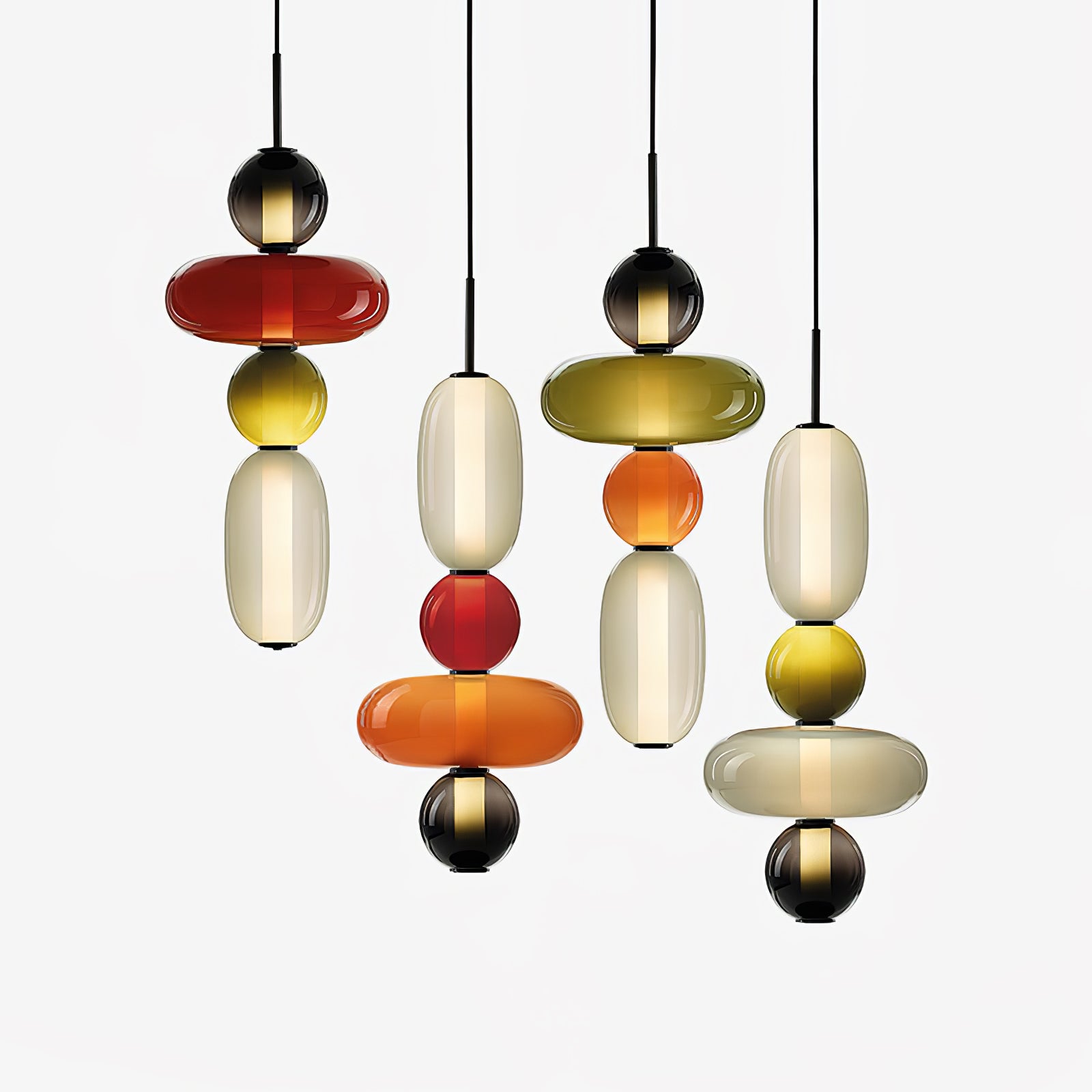 Candied Glass Combo Pendant Light - Letslighting