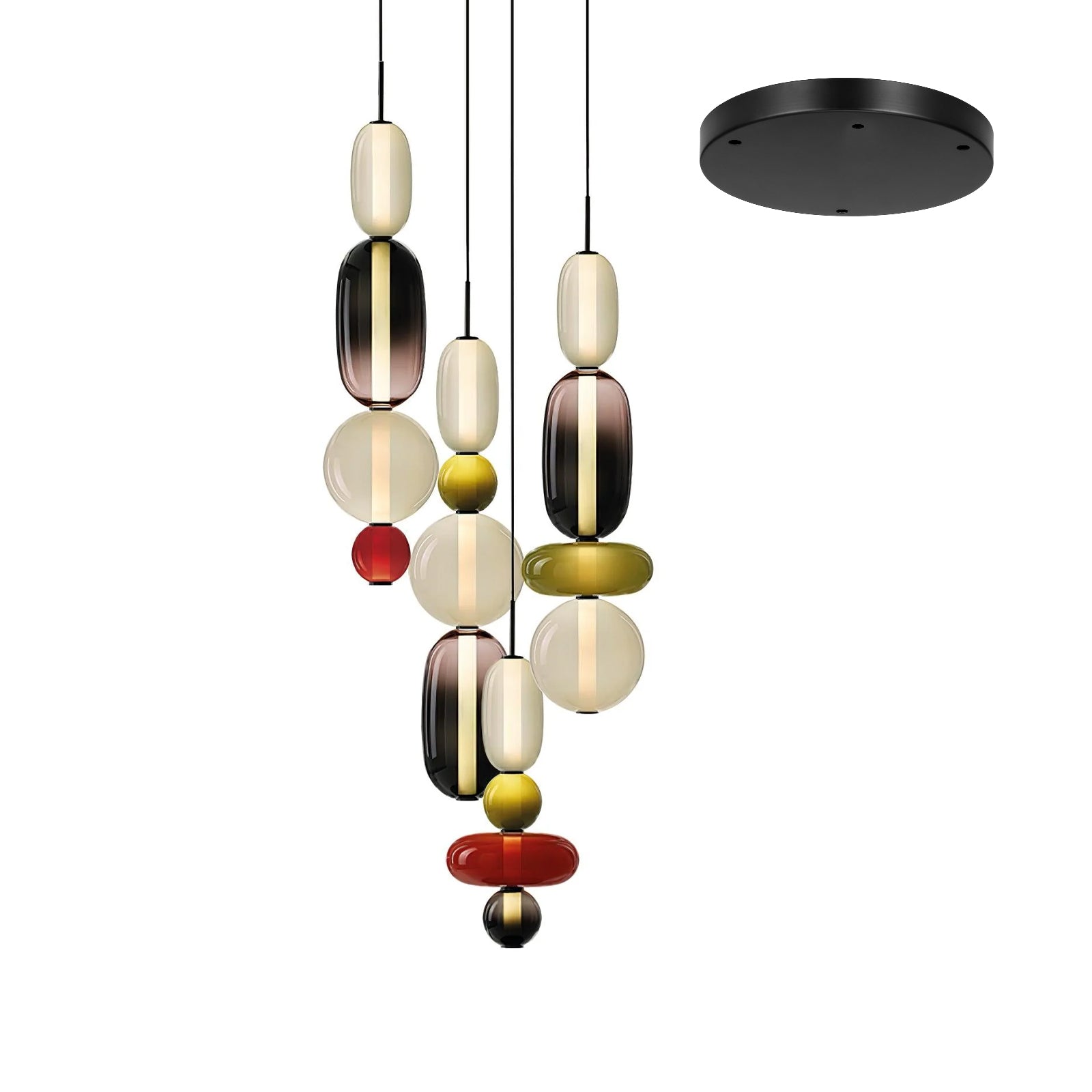 Candied Glass Combo Pendant Light - Letslighting