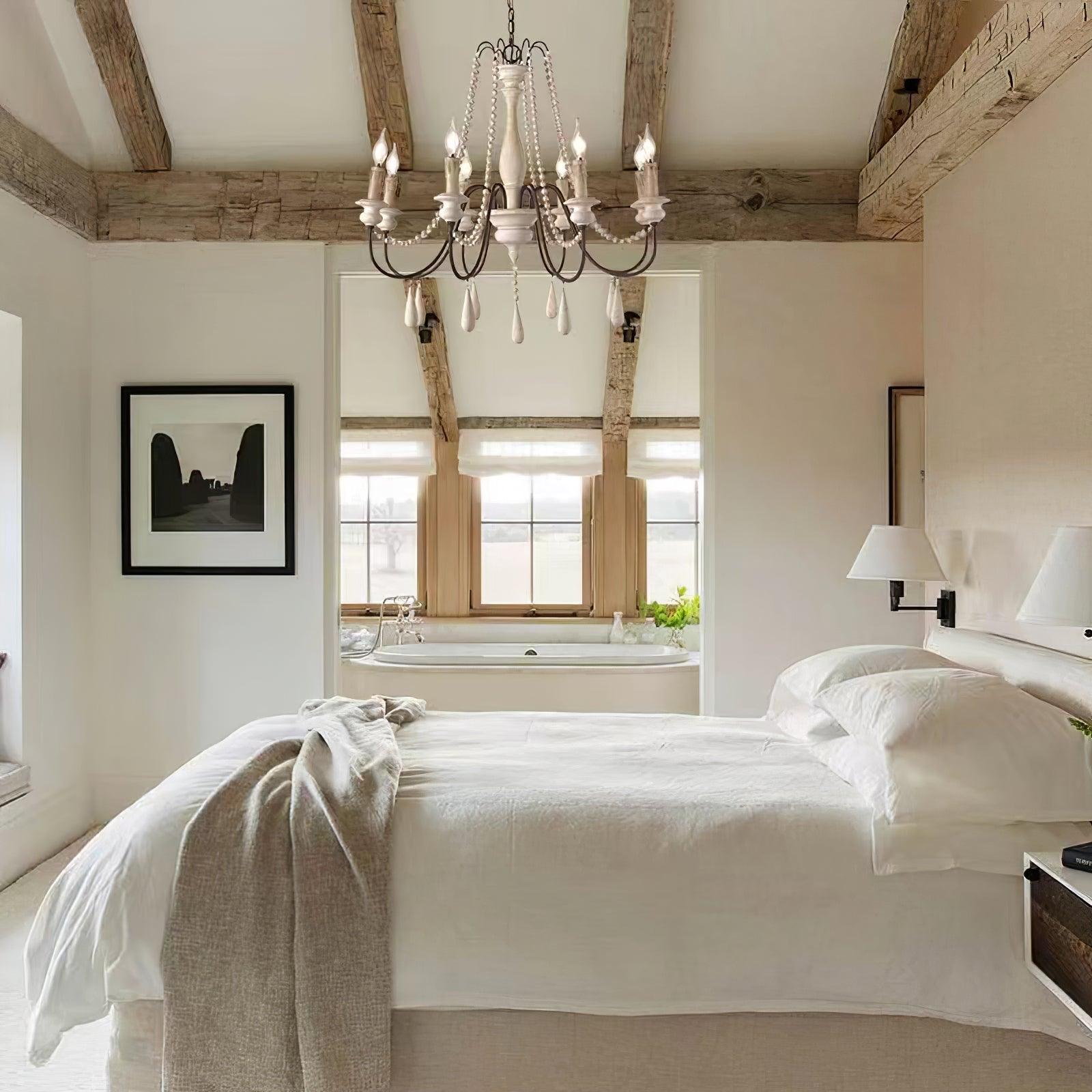 Candle Style Beaded Chandelier - Letslighting