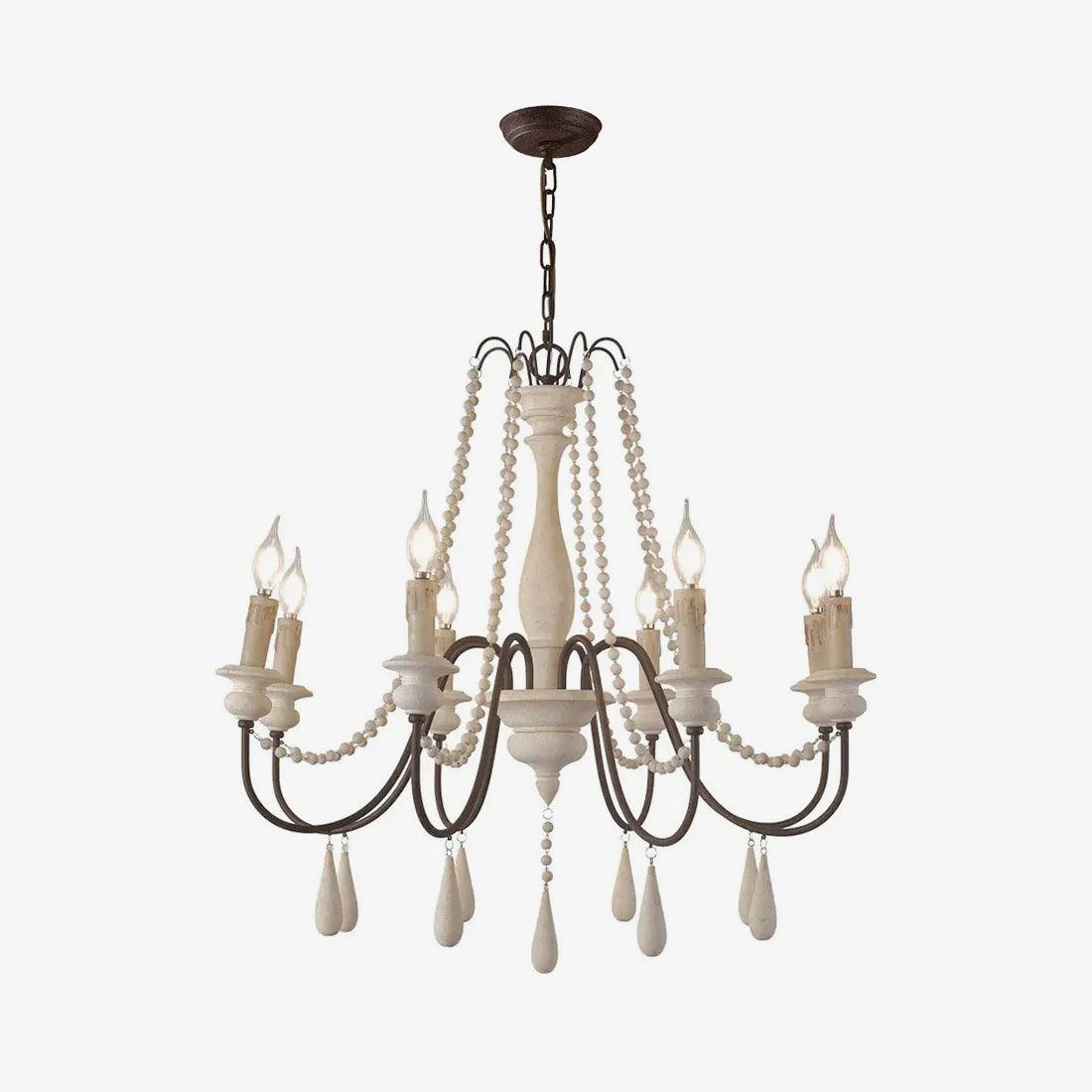 Candle Style Beaded Chandelier - Letslighting
