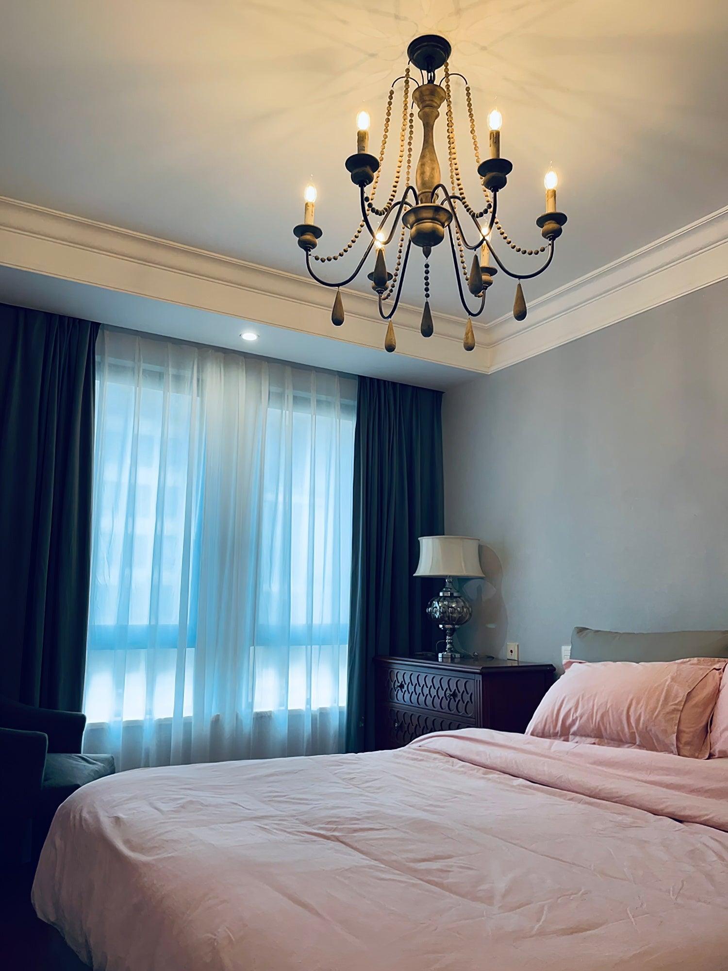 Candle Style Beaded Chandelier - Letslighting