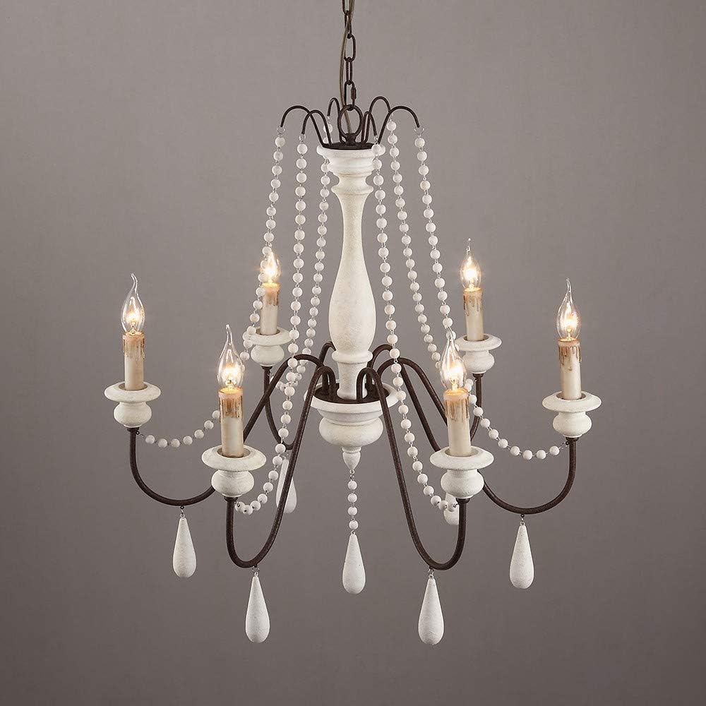 Rive Style Postmodern Luxury Beaded Wooden Metal Chandelier - Lamp Copper