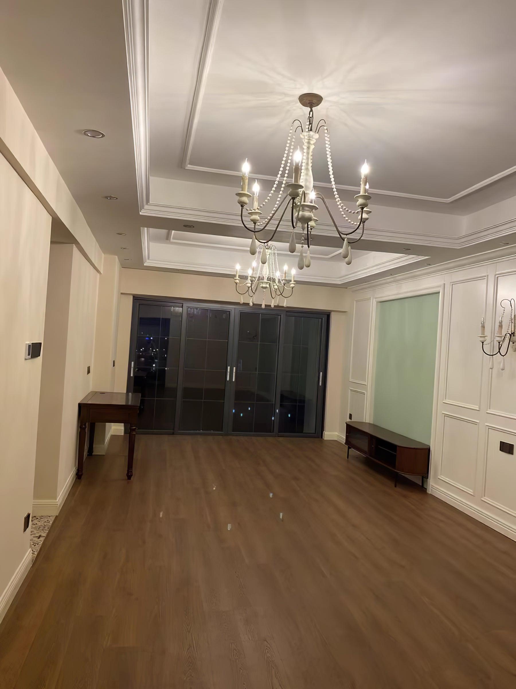 Candle Style Beaded Chandelier - Letslighting