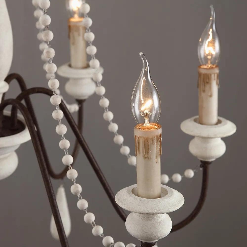 Candle Style Beaded Chandelier - Letslighting