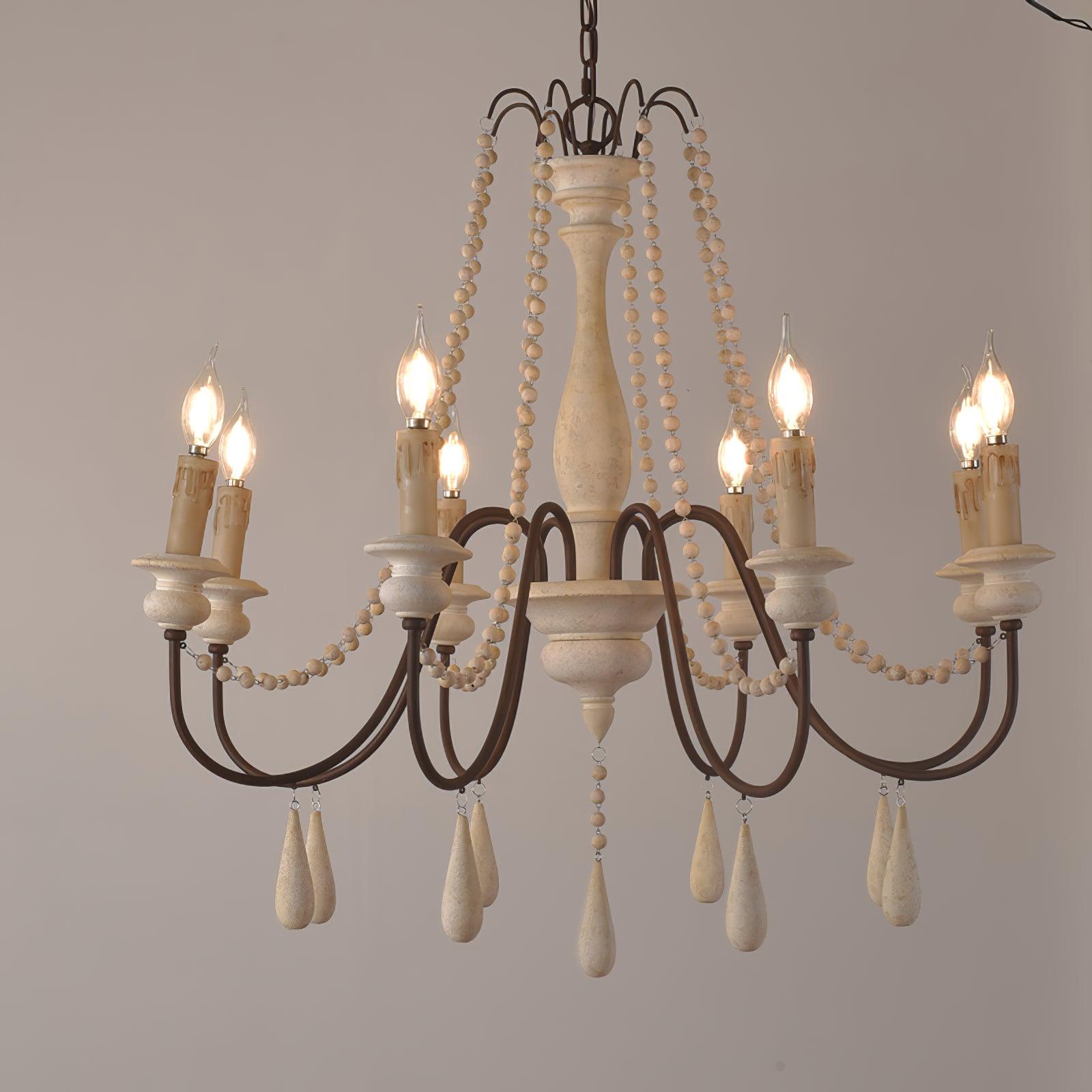 Candle Style Beaded Chandelier - Letslighting