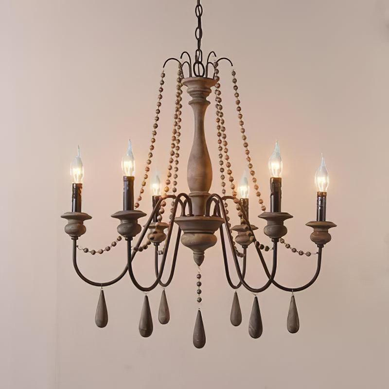 Candle Style Beaded Chandelier - Letslighting