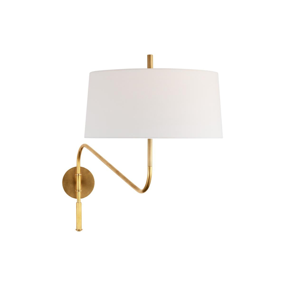 Terra Modern Minimalist Fabric Metal Sconce Wall Lamp - Lamp Copper