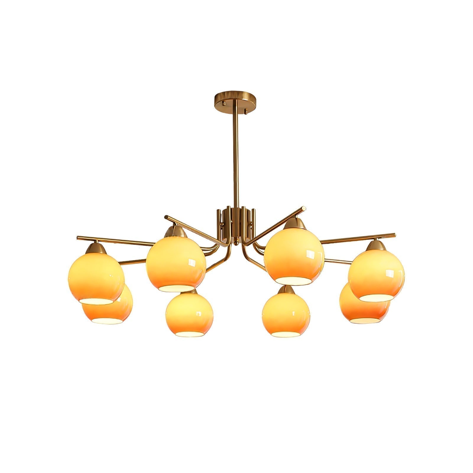 Caramel Sphere Chandelier - Letslighting