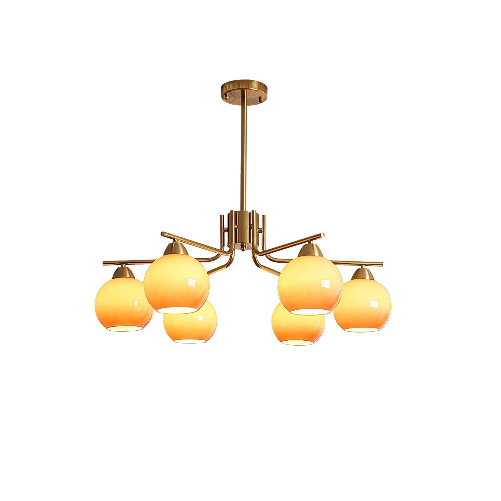 Caramel Sphere Chandelier - Letslighting