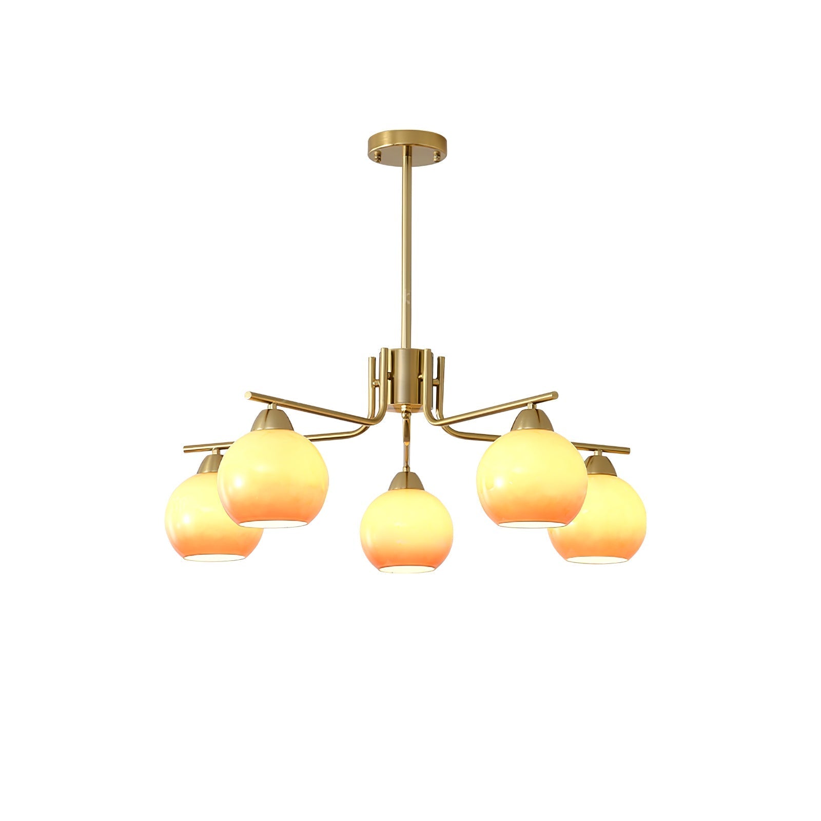 Caramel Sphere Chandelier - Letslighting