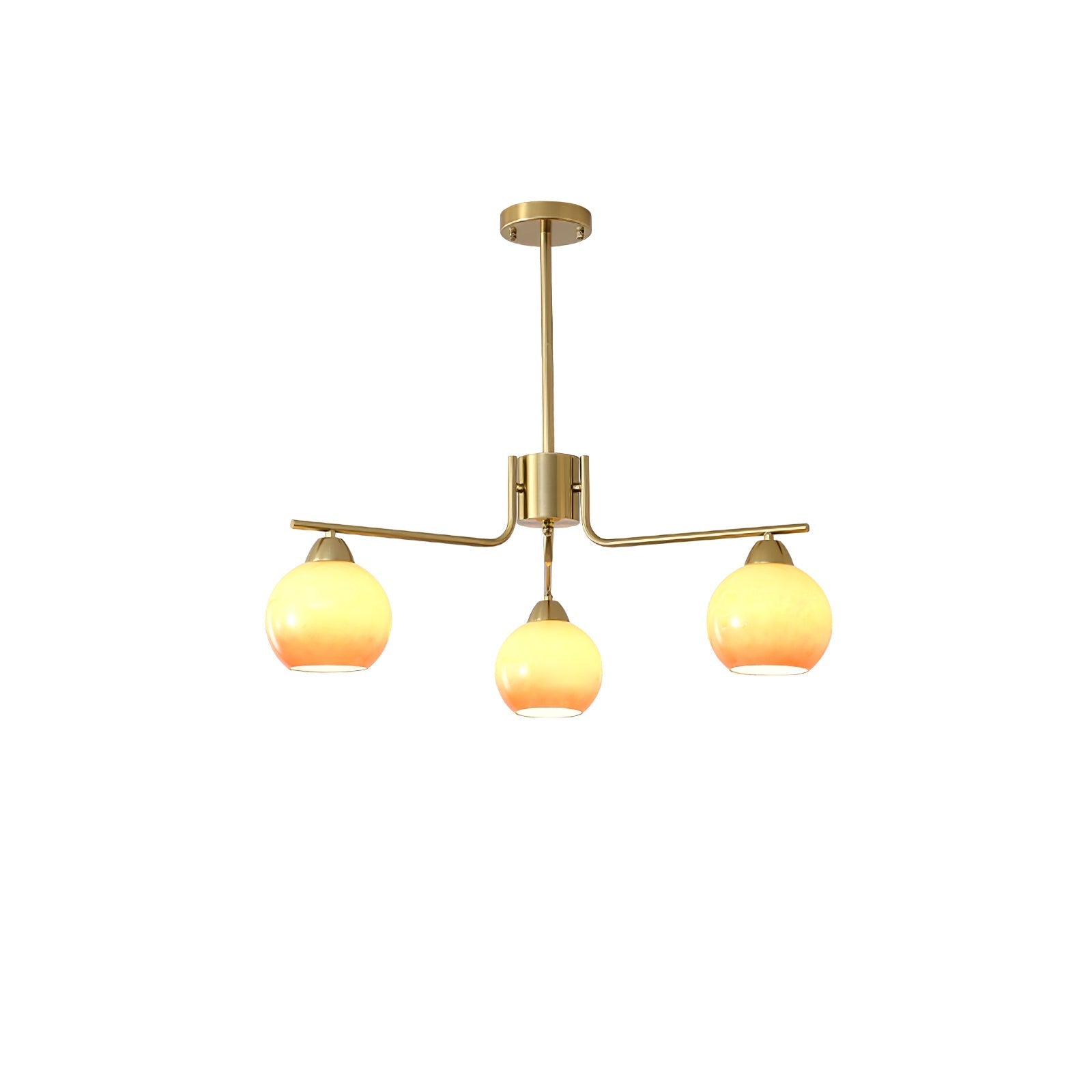Caramel Sphere Chandelier - Letslighting