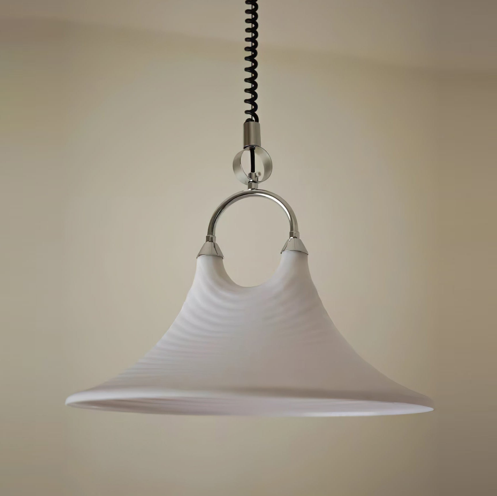 Aria Trumpet Individual Creativity Plastic Pendant Lamp - Lamp Copper