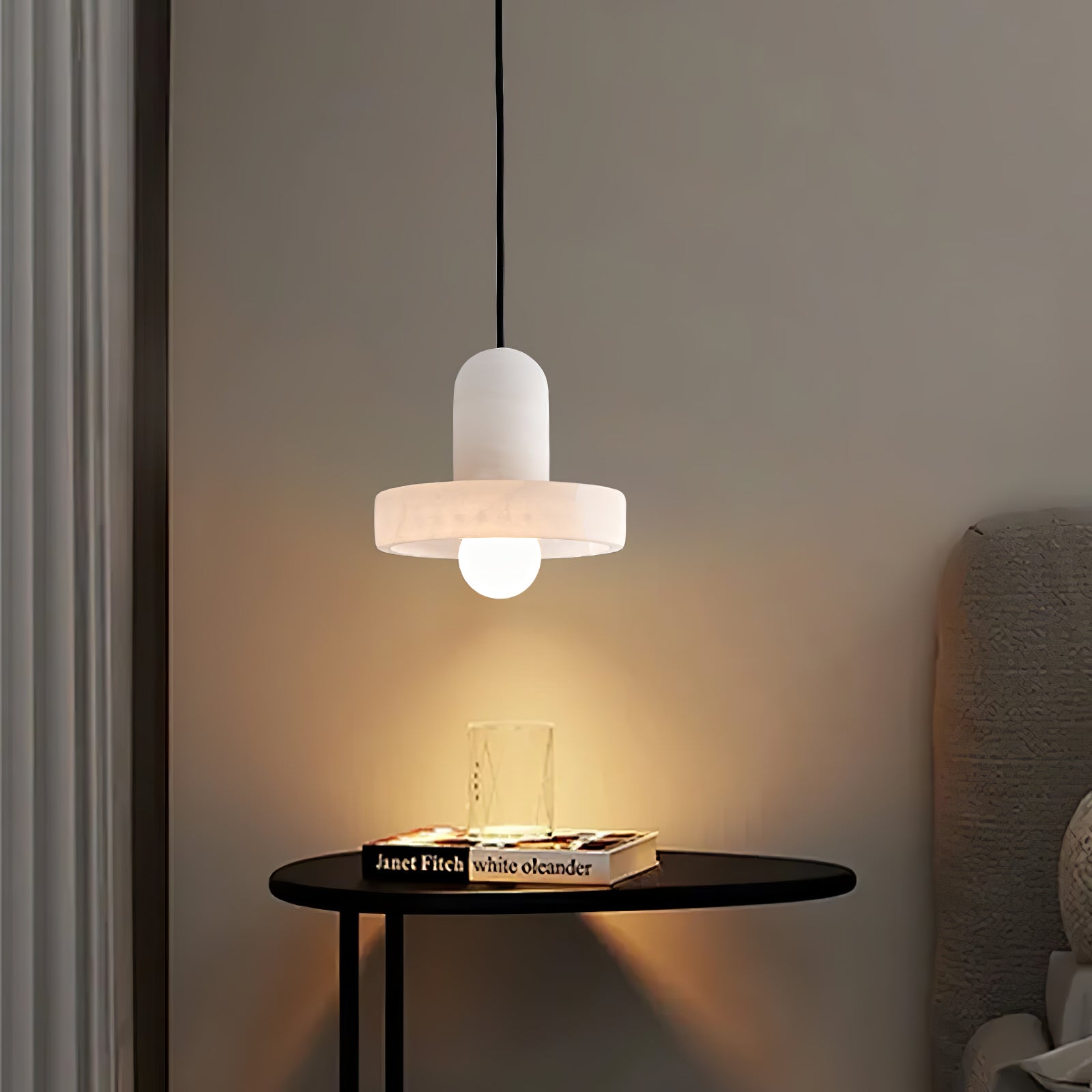 Lyvynos Stacked Alabaster Pendant Light - Letslighting