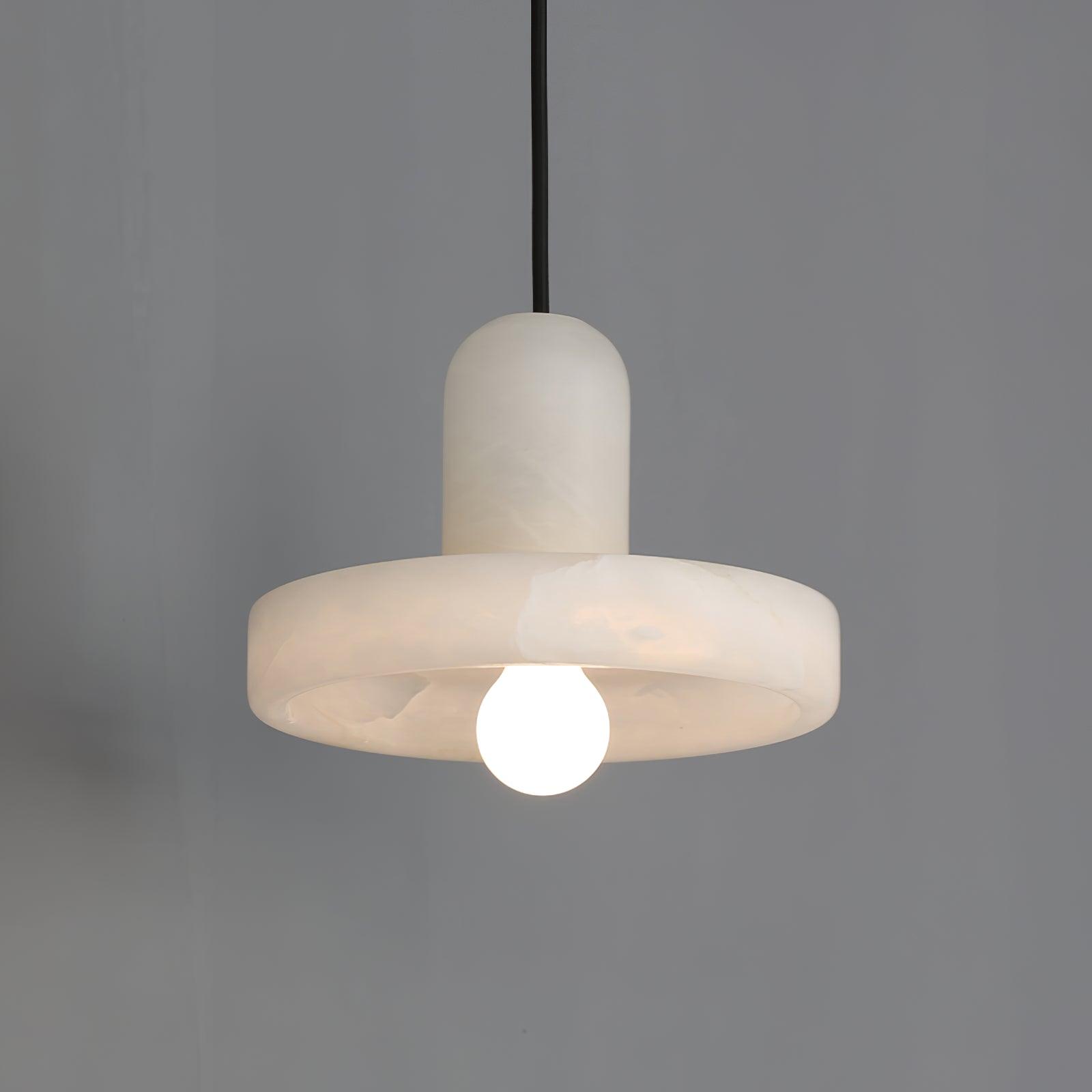 Lyvynos Stacked Alabaster Pendant Light - Letslighting
