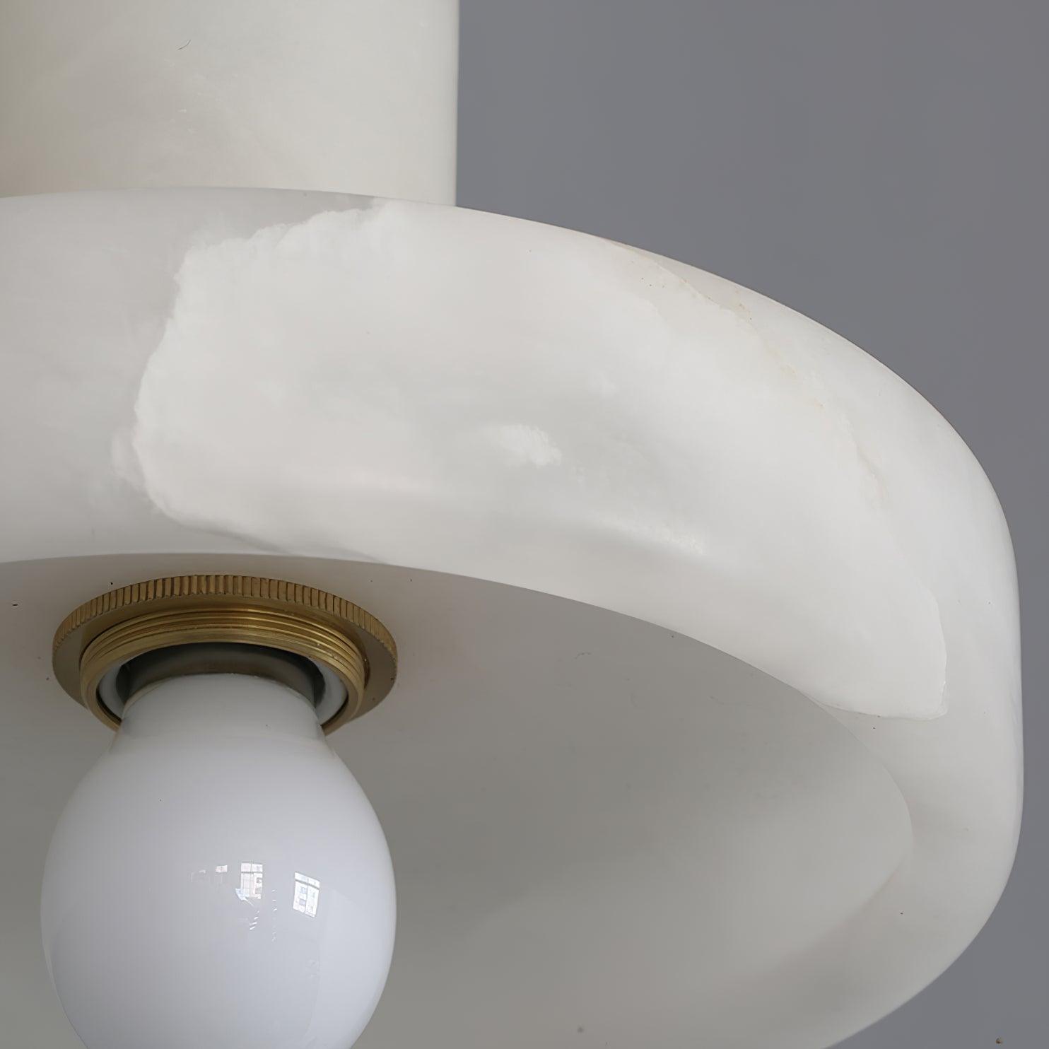 Lyvynos Stacked Alabaster Pendant Light - Letslighting