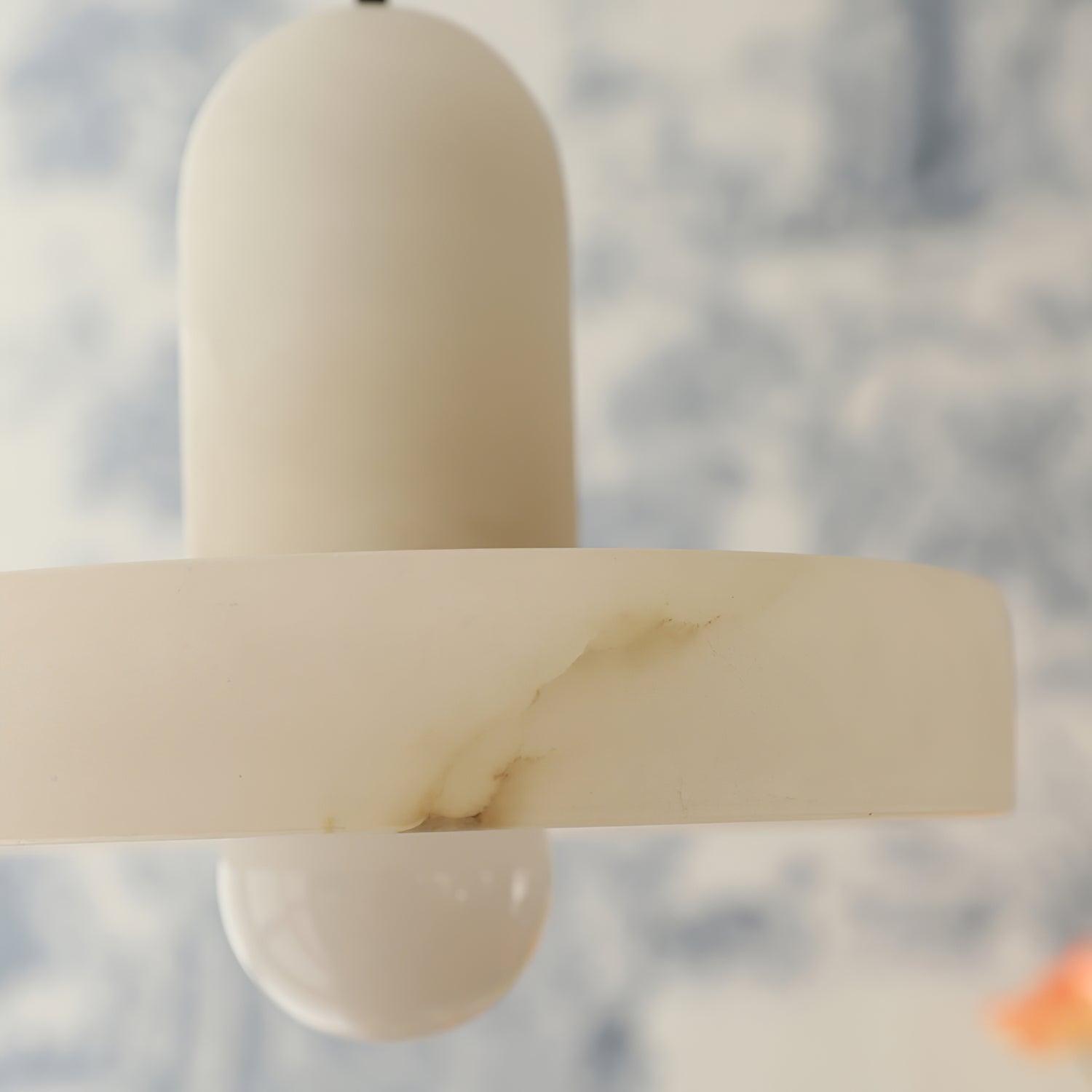 Lyvynos Stacked Alabaster Pendant Light - Letslighting