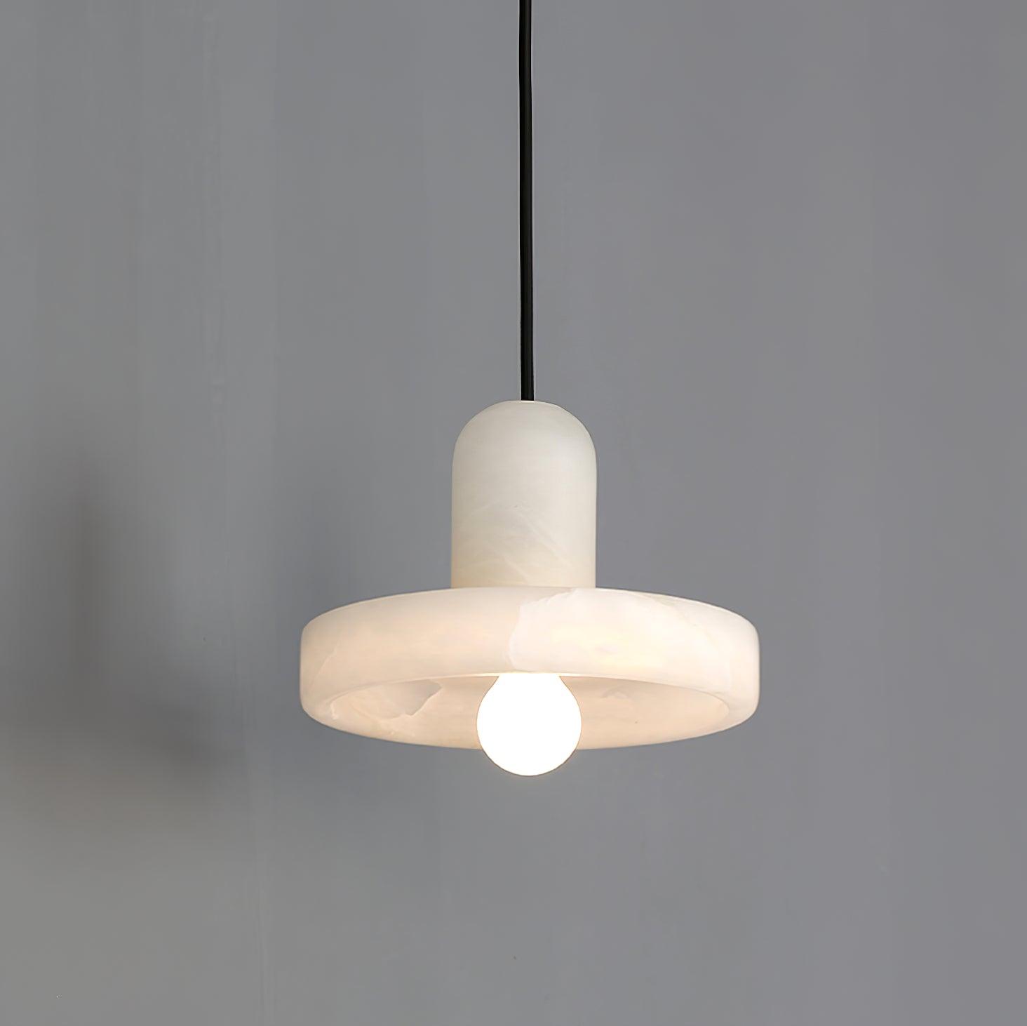 Lyvynos Stacked Alabaster Pendant Light - Letslighting