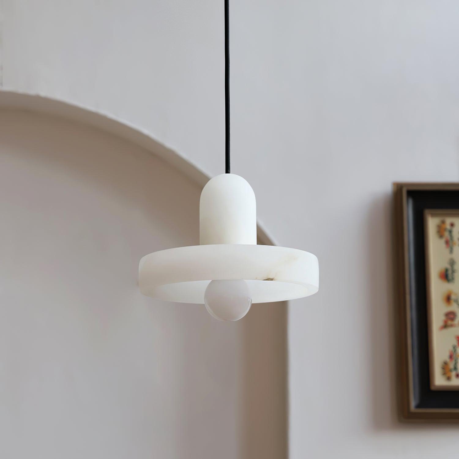 Lyvynos Stacked Alabaster Pendant Light - Letslighting