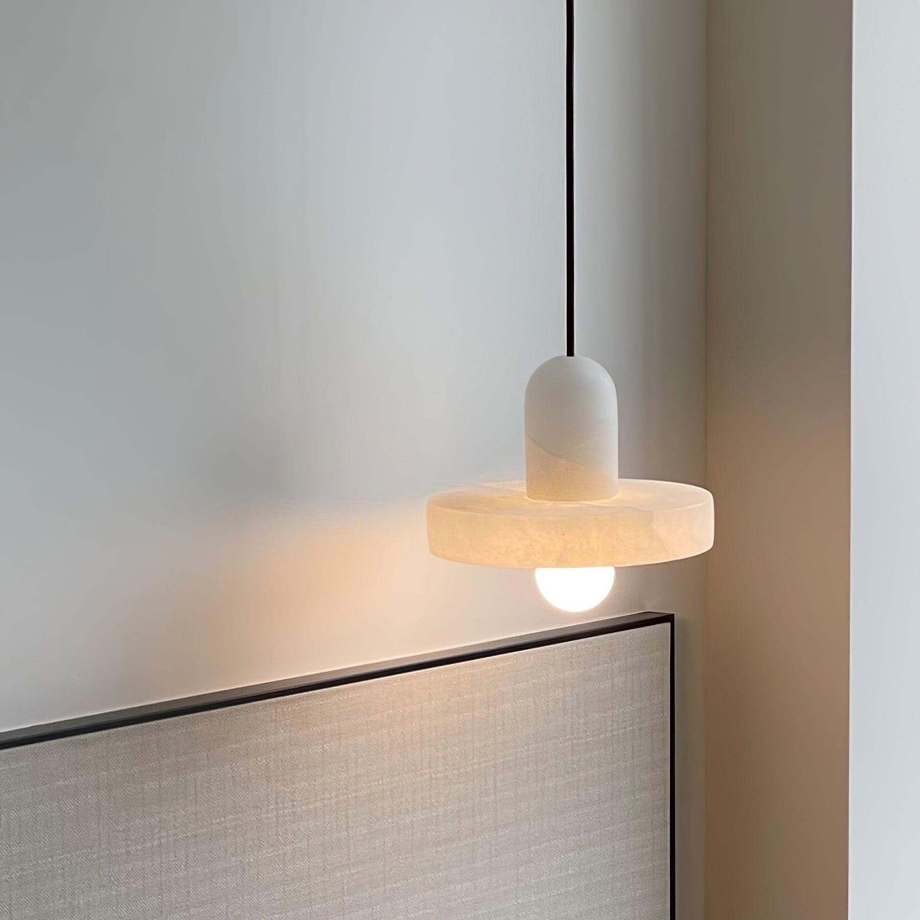 Lyvynos Stacked Alabaster Pendant Light - Letslighting