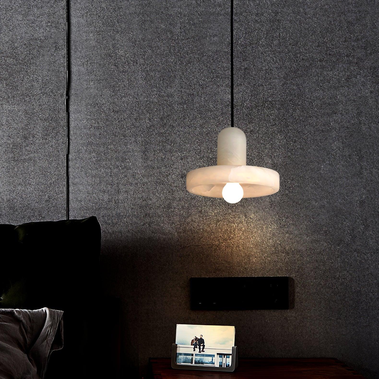 Lyvynos Stacked Alabaster Pendant Light - Letslighting