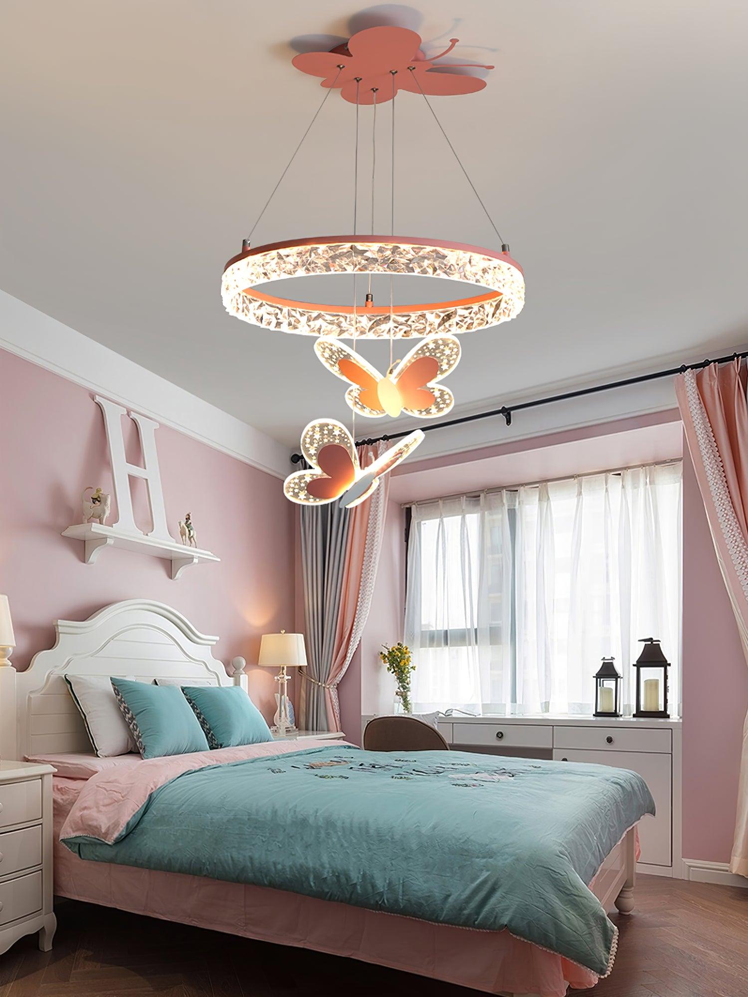 Cartoon Butterfly Acrylic Pendant Lamp - Letslighting